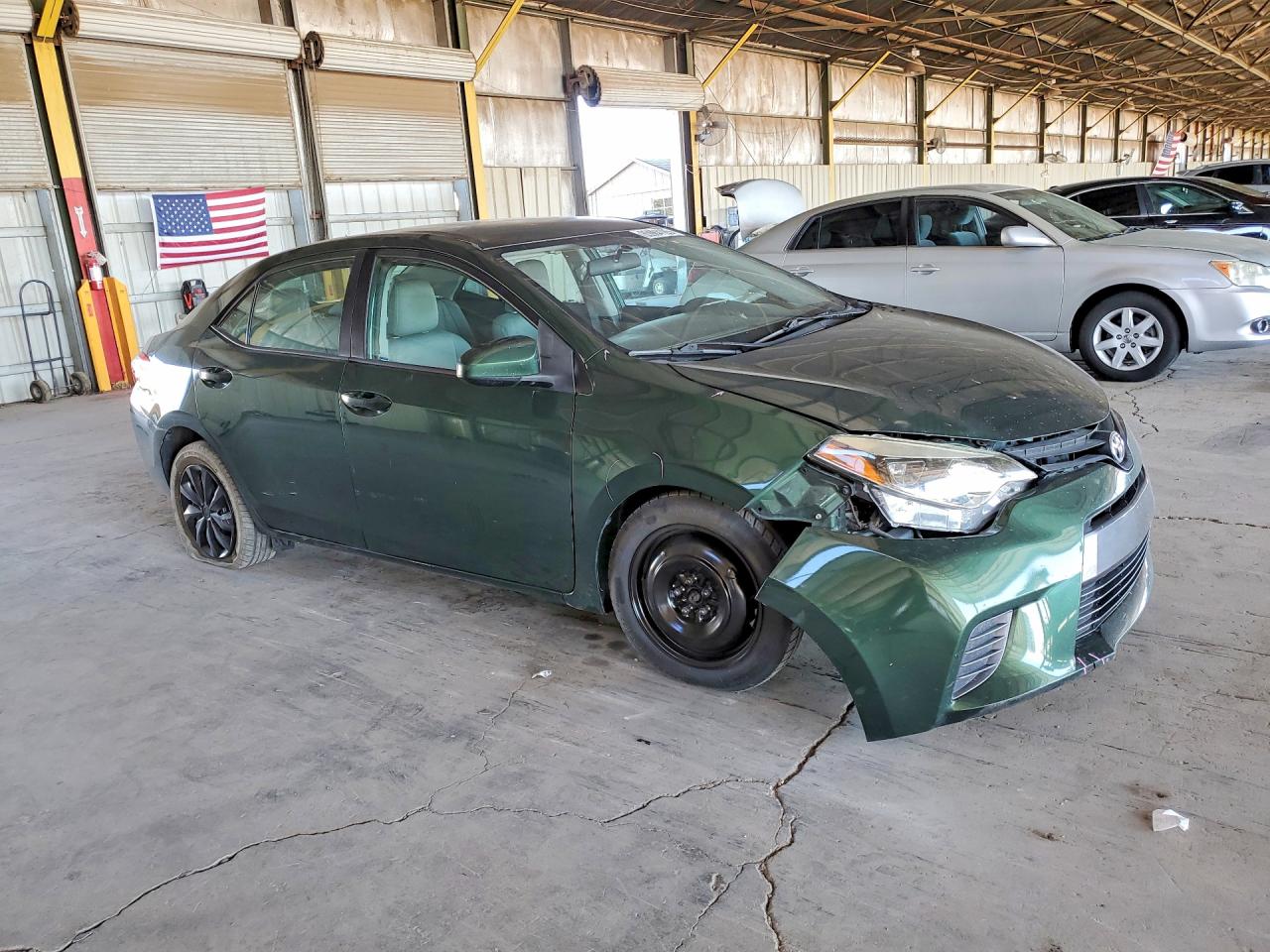 2015 Toyota Corolla Le Green vin: 2T1BURHE4FC433434