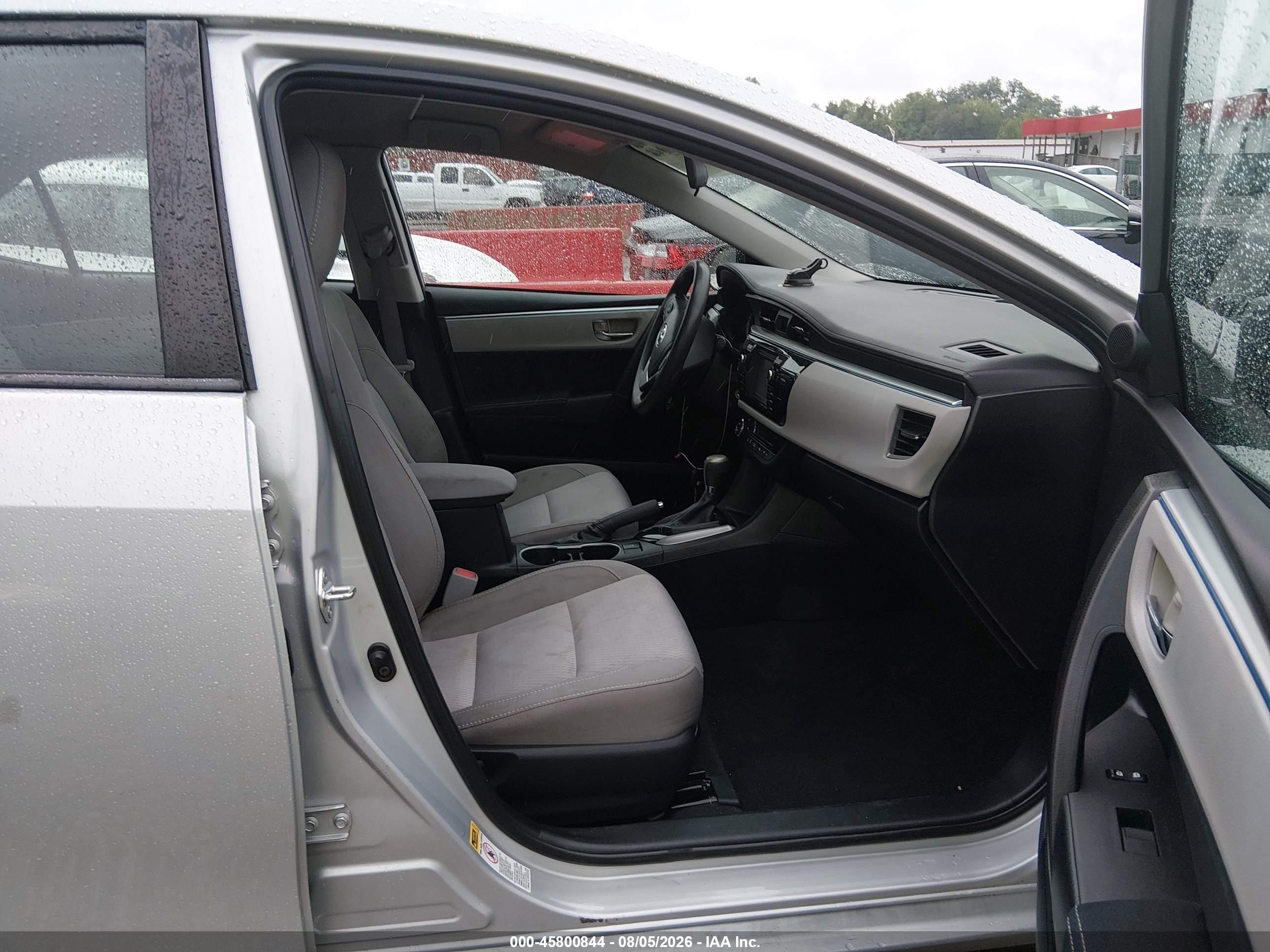 2015 Toyota Corolla L/le/le Pls/prm/s/s Pls Silver vin: 2T1BURHE4FC443008