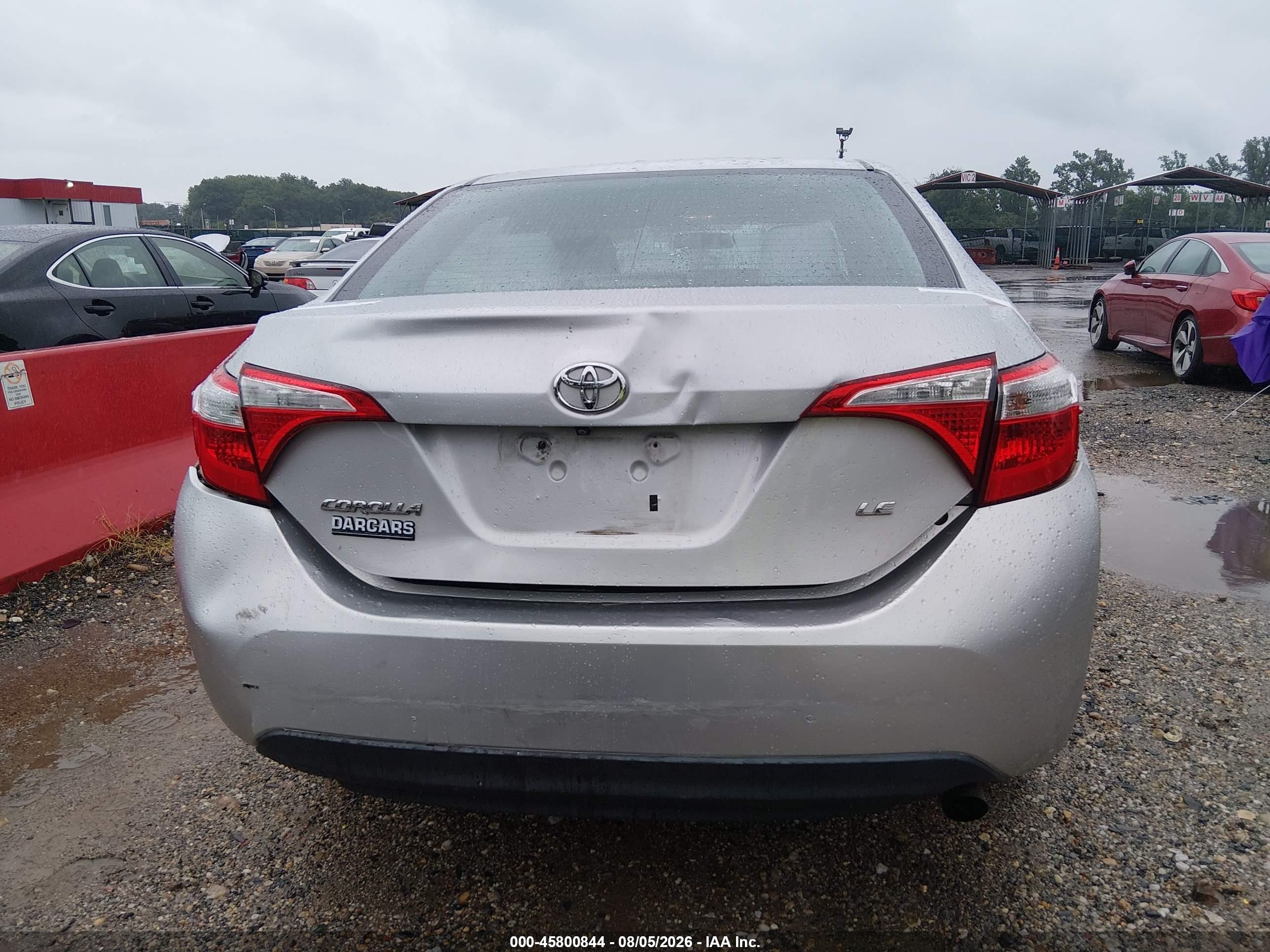 2015 Toyota Corolla L/le/le Pls/prm/s/s Pls Silver vin: 2T1BURHE4FC443008