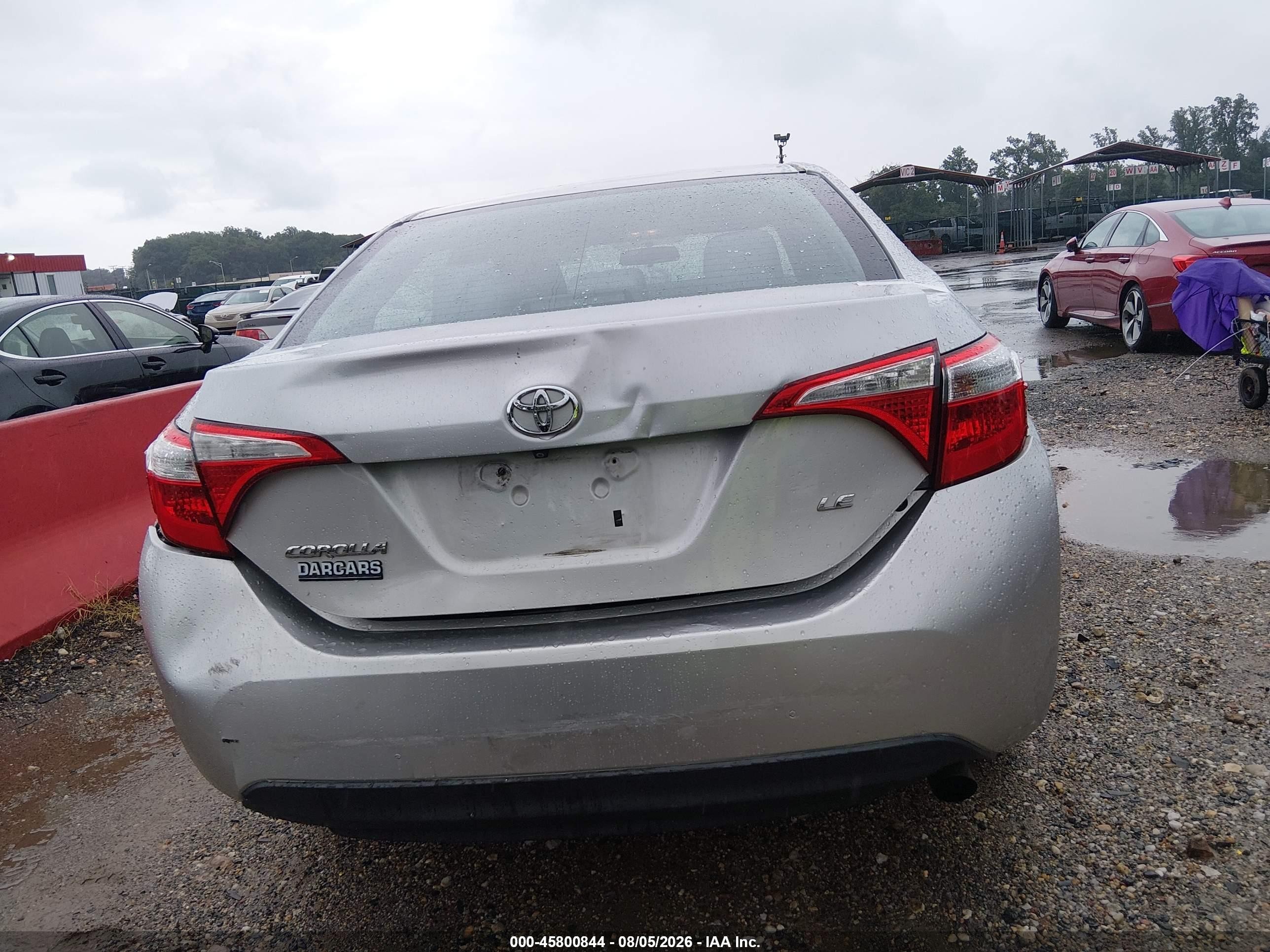 2015 Toyota Corolla L/le/le Pls/prm/s/s Pls Silver vin: 2T1BURHE4FC443008