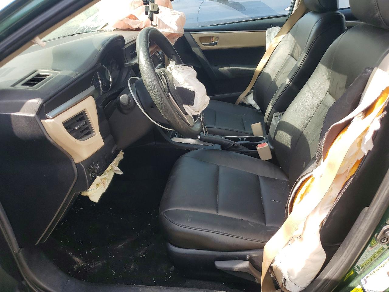 2015 Toyota Corolla Le Зеленый vin: 2T1BURHE4FC450167