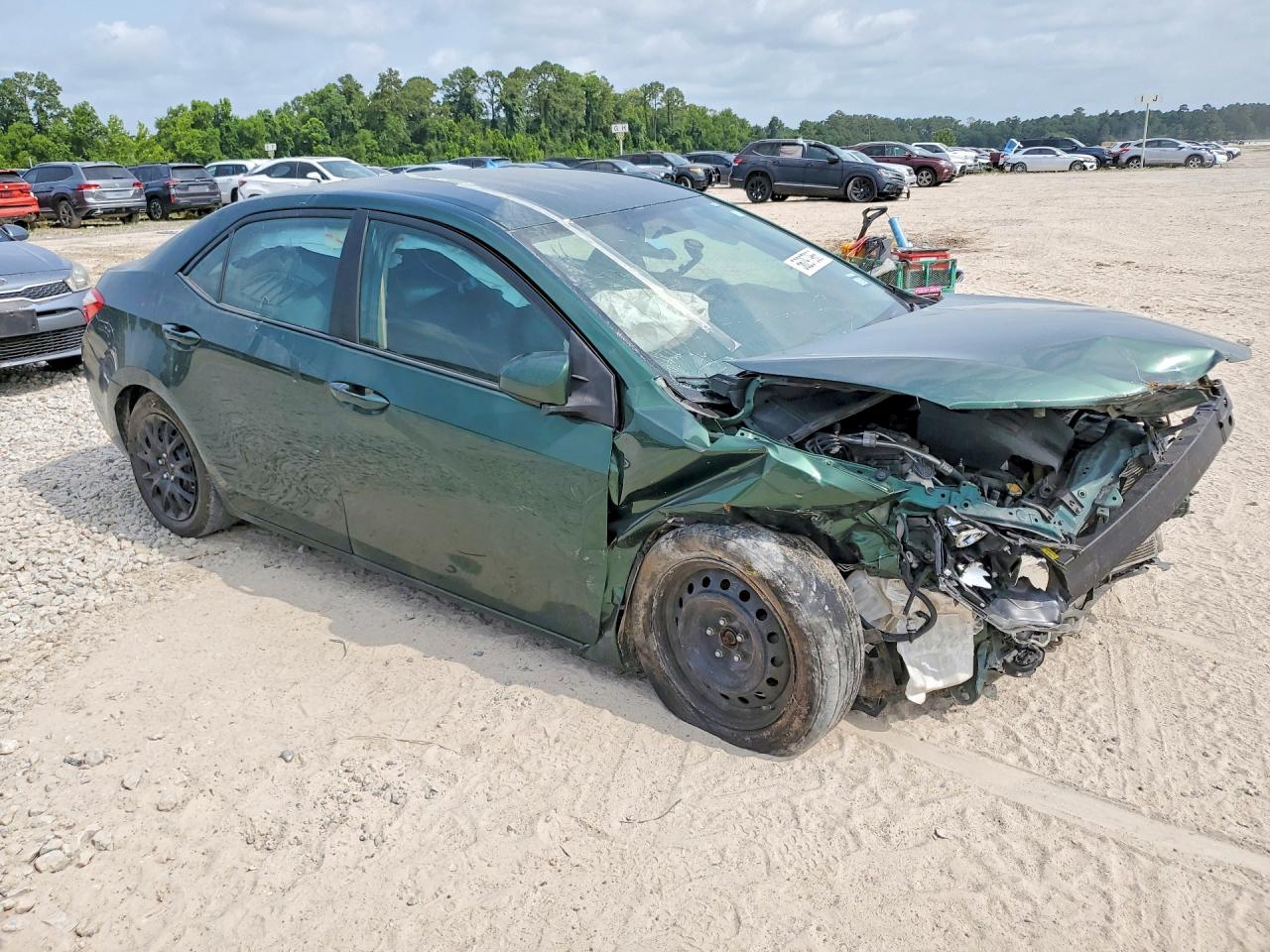 2015 Toyota Corolla Le Зеленый vin: 2T1BURHE4FC450167