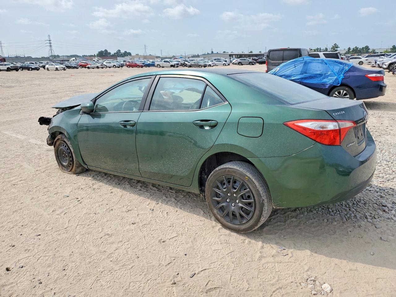 2015 Toyota Corolla Le Зеленый vin: 2T1BURHE4FC450167
