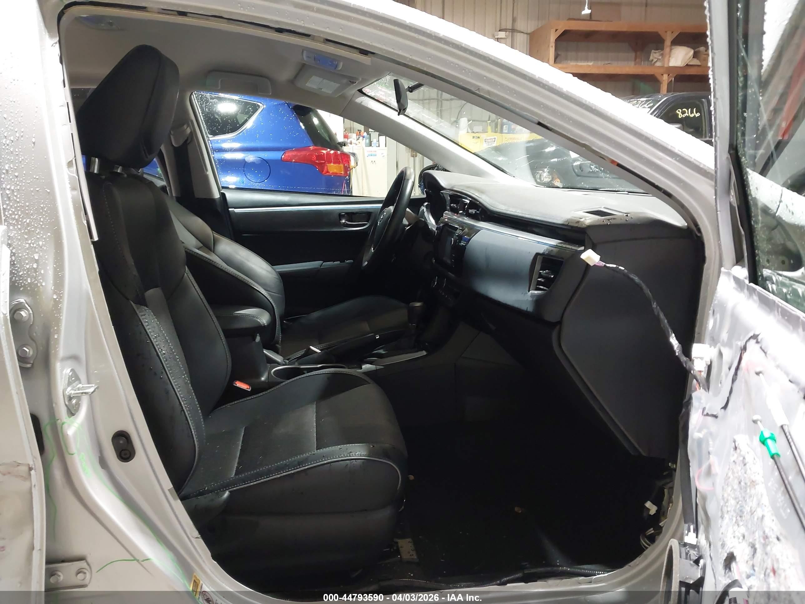 2015 Toyota Corolla S Plus Gray vin: 2T1BURHE4FC453635