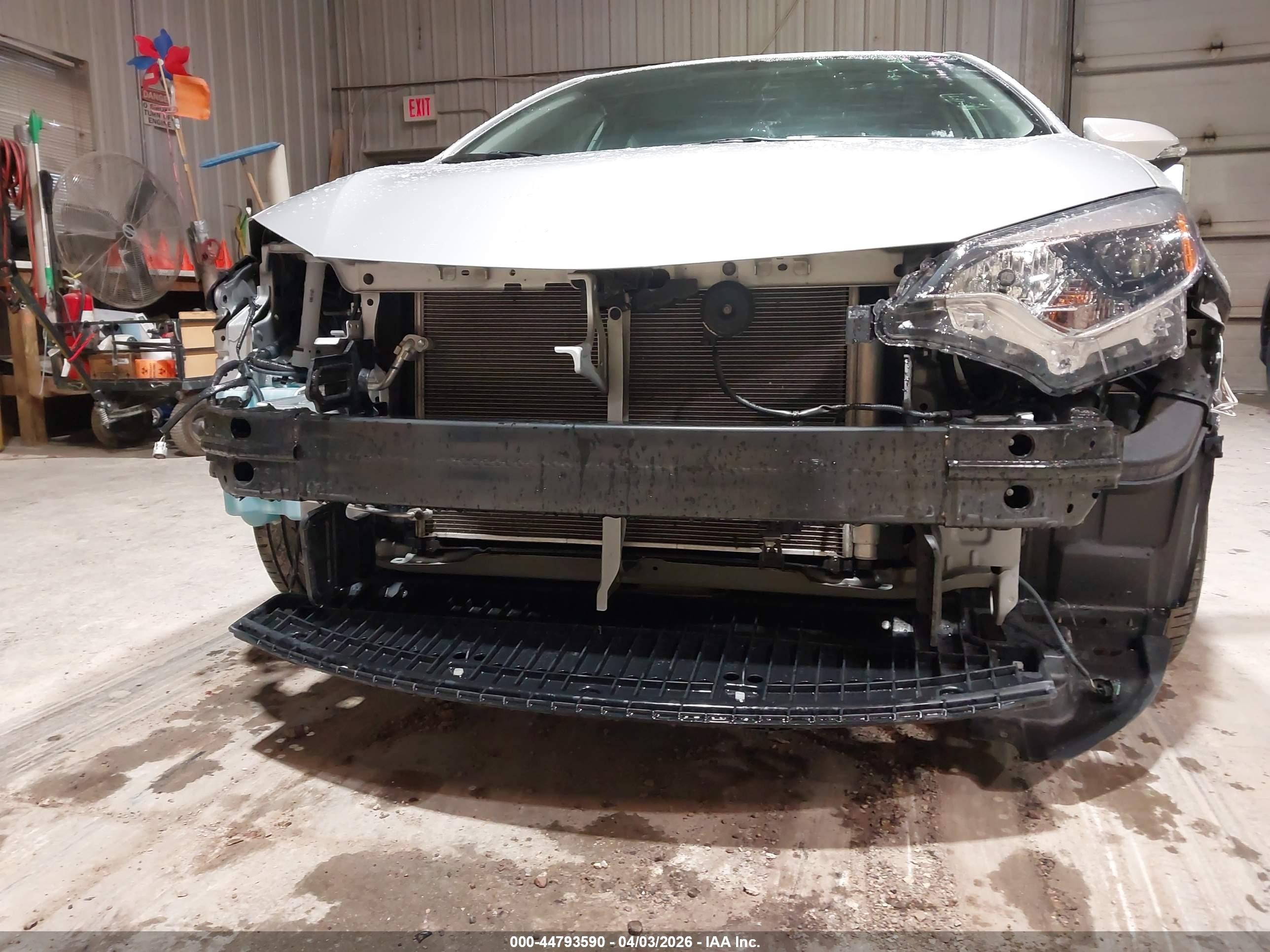 2015 Toyota Corolla S Plus Gray vin: 2T1BURHE4FC453635