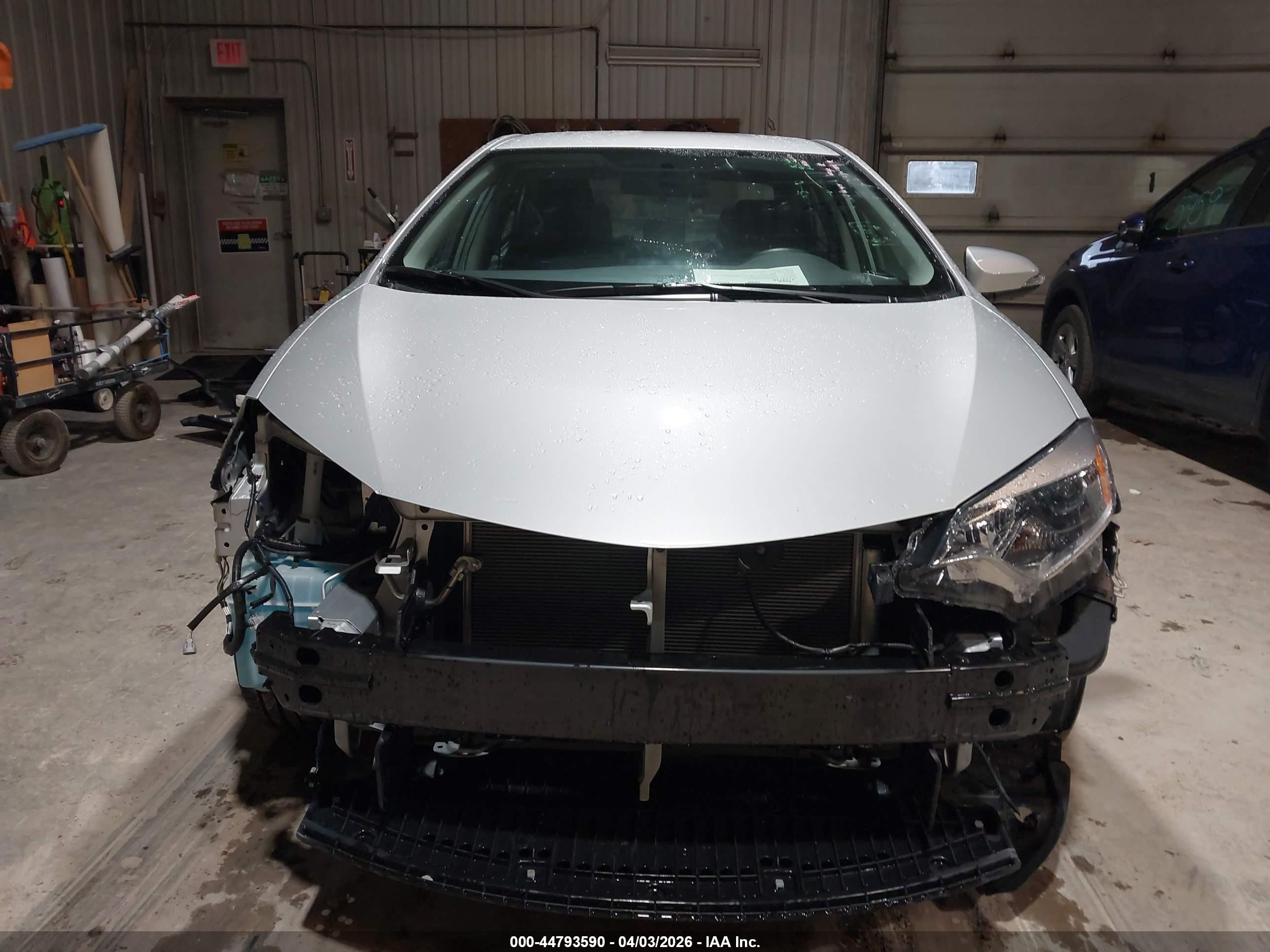 2015 Toyota Corolla S Plus Gray vin: 2T1BURHE4FC453635