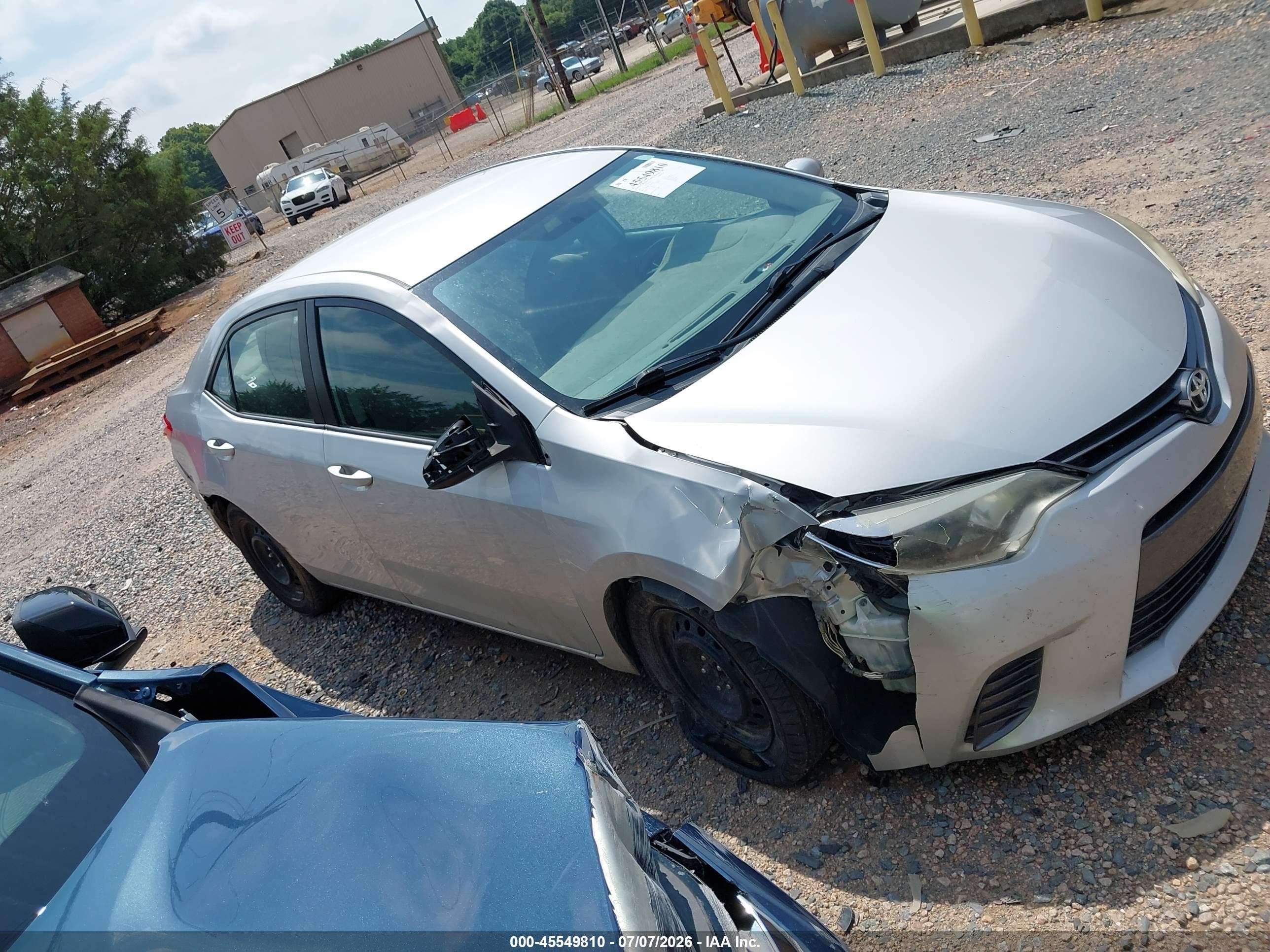 2015 Toyota Corolla Le Silver vin: 2T1BURHE4FC454381