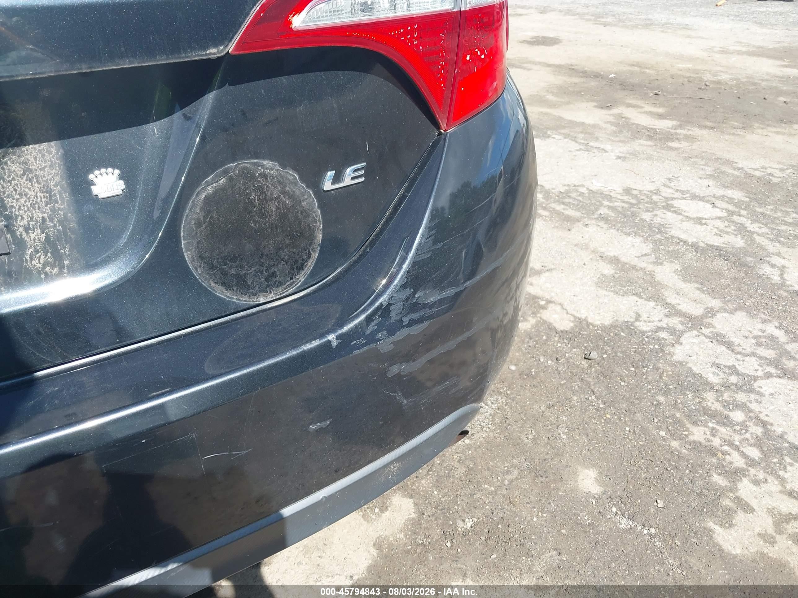 2015 Toyota Corolla Le Black vin: 2T1BURHE4FC455157