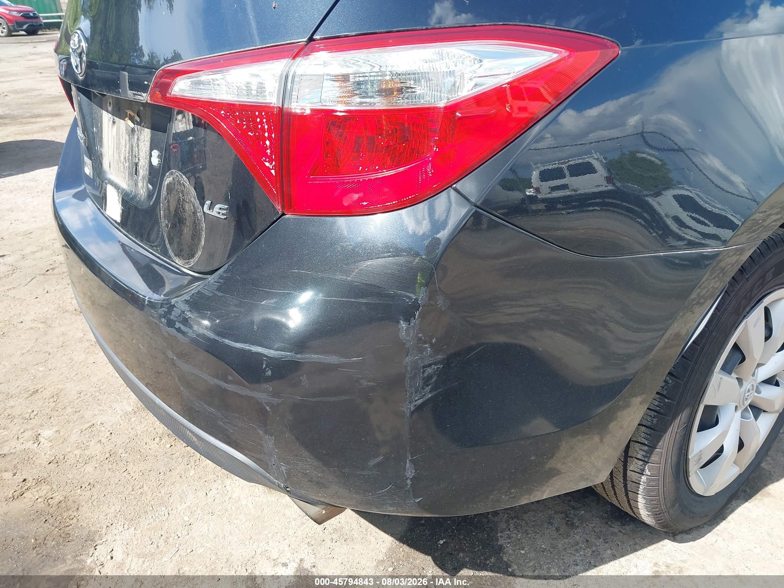 2015 Toyota Corolla Le Black vin: 2T1BURHE4FC455157