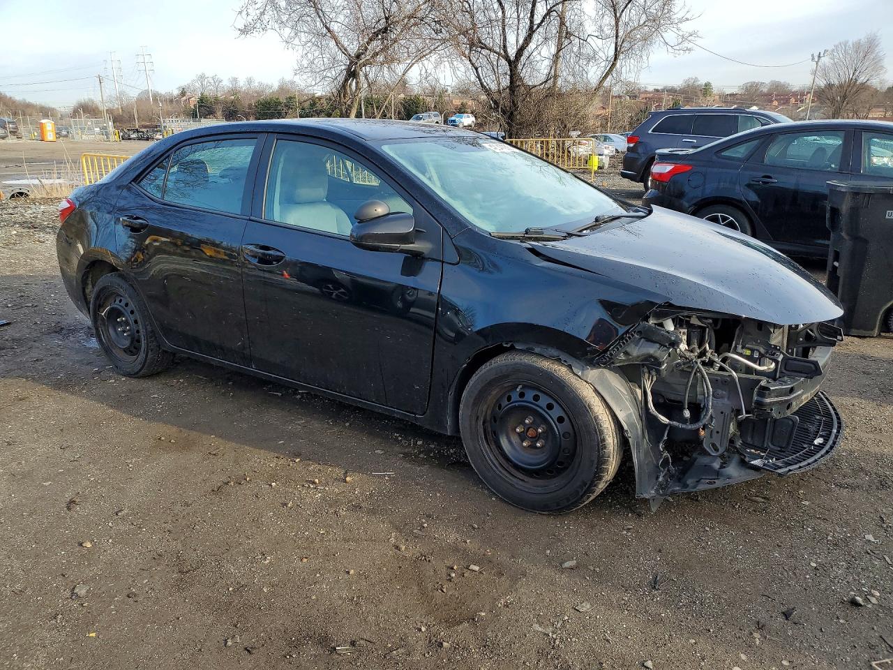 2015 Toyota Corolla Le Black vin: 2T1BURHE4FC470127