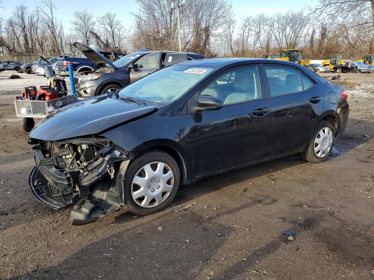 2015 Toyota Corolla Le Черный vin: 2T1BURHE4FC470127