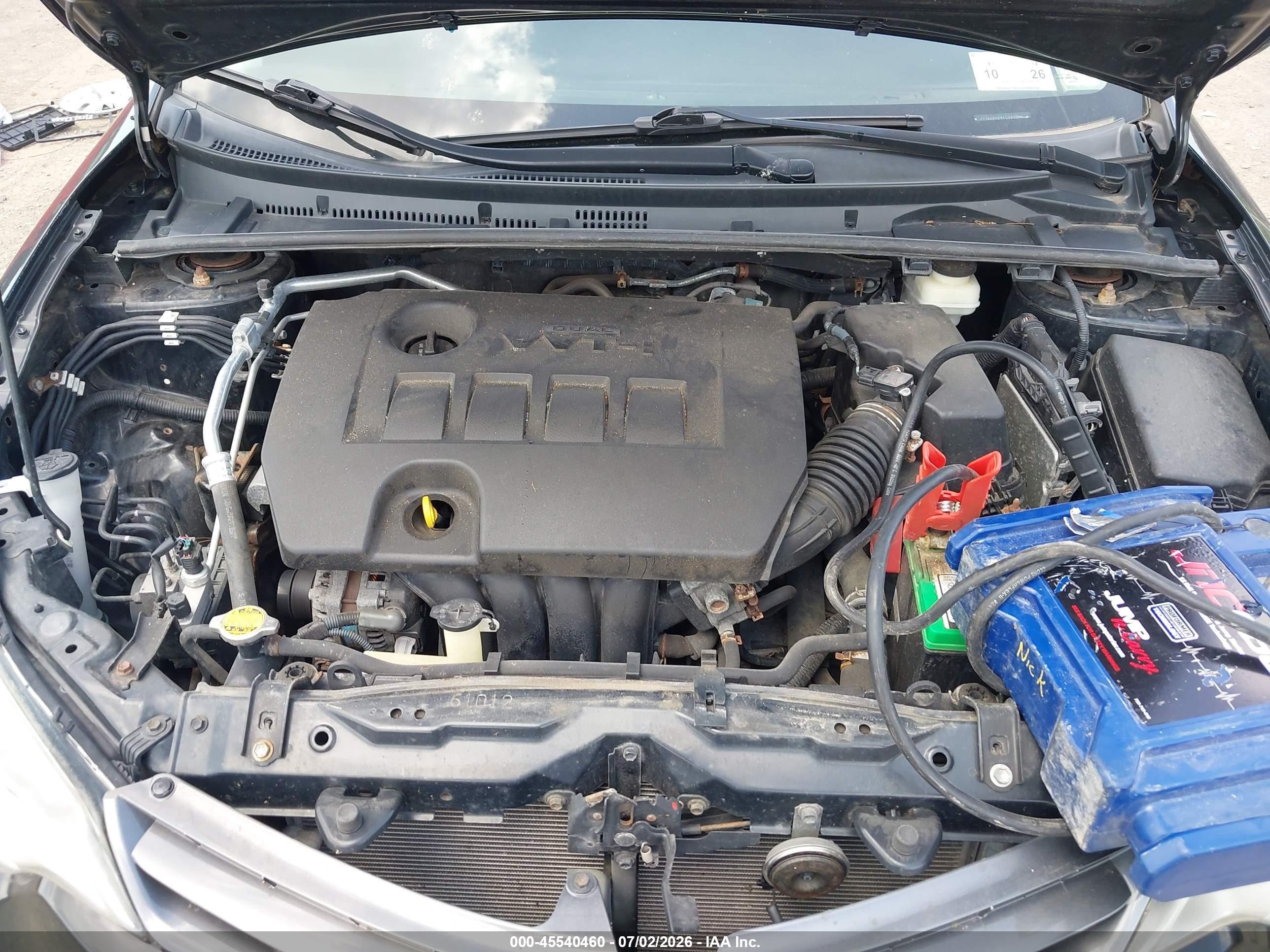 2015 Toyota Corolla Le Dark Blue vin: 2T1BURHE4FC480365