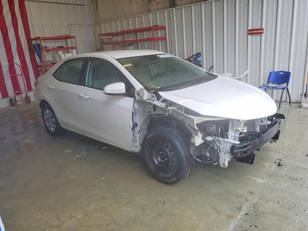 2016 Toyota Corolla Le White vin: 2T1BURHE4GC553316