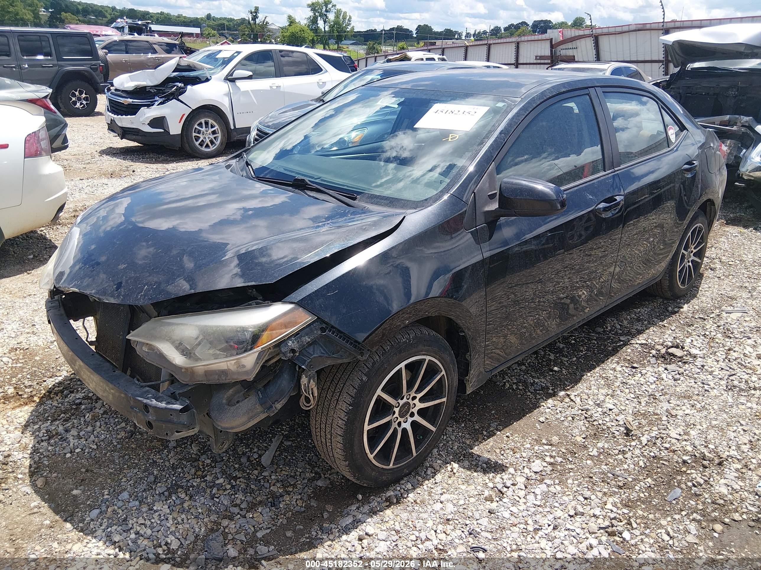 2016 Toyota Corolla Le Black vin: 2T1BURHE4GC603101