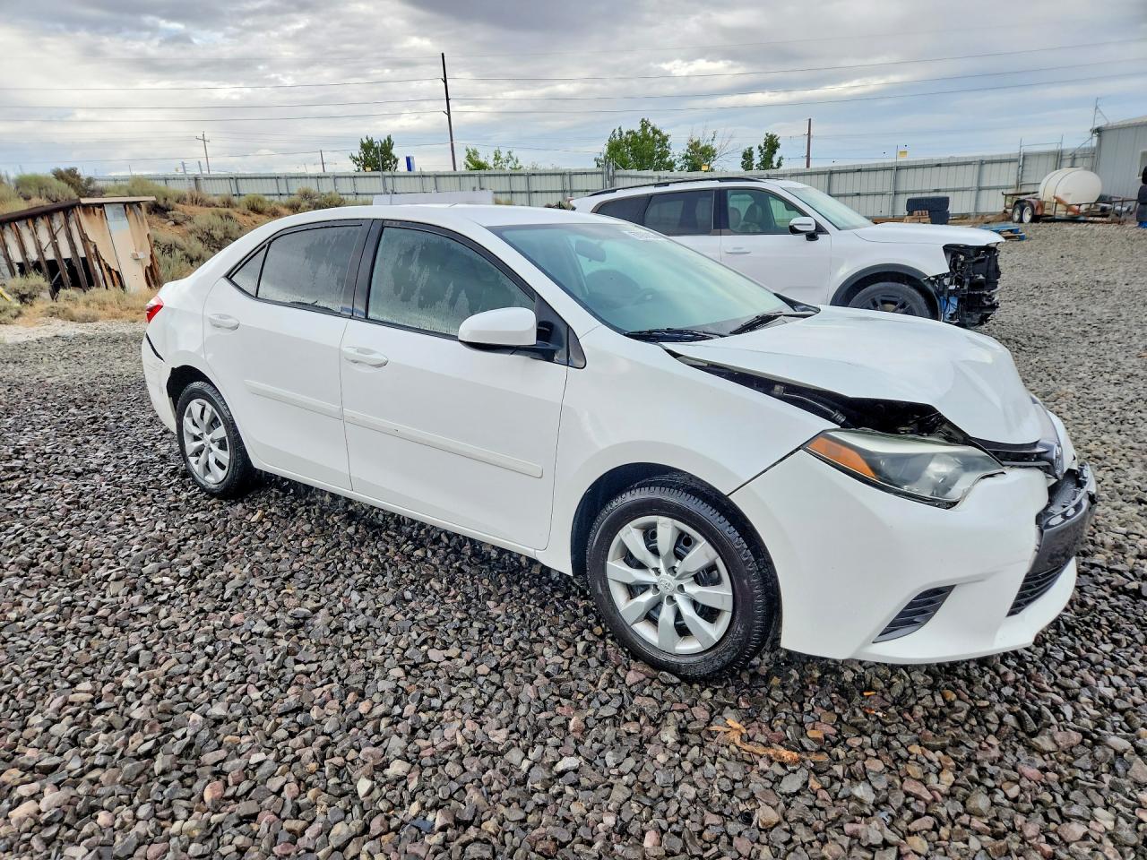 2016 Toyota Corolla Le Белый vin: 2T1BURHE4GC629083