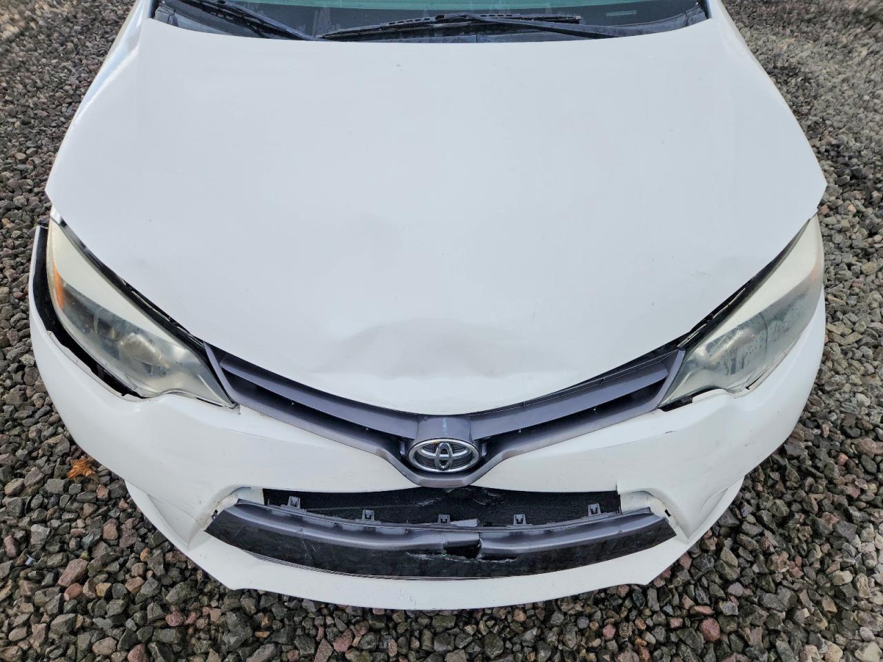 2016 Toyota Corolla Le Белый vin: 2T1BURHE4GC629083