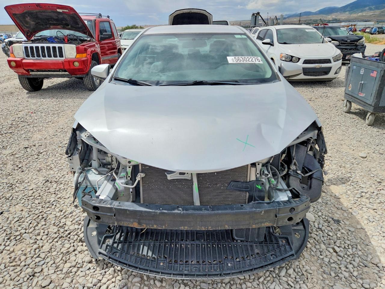 2016 Toyota Corolla Le Silver vin: 2T1BURHE4GC641895