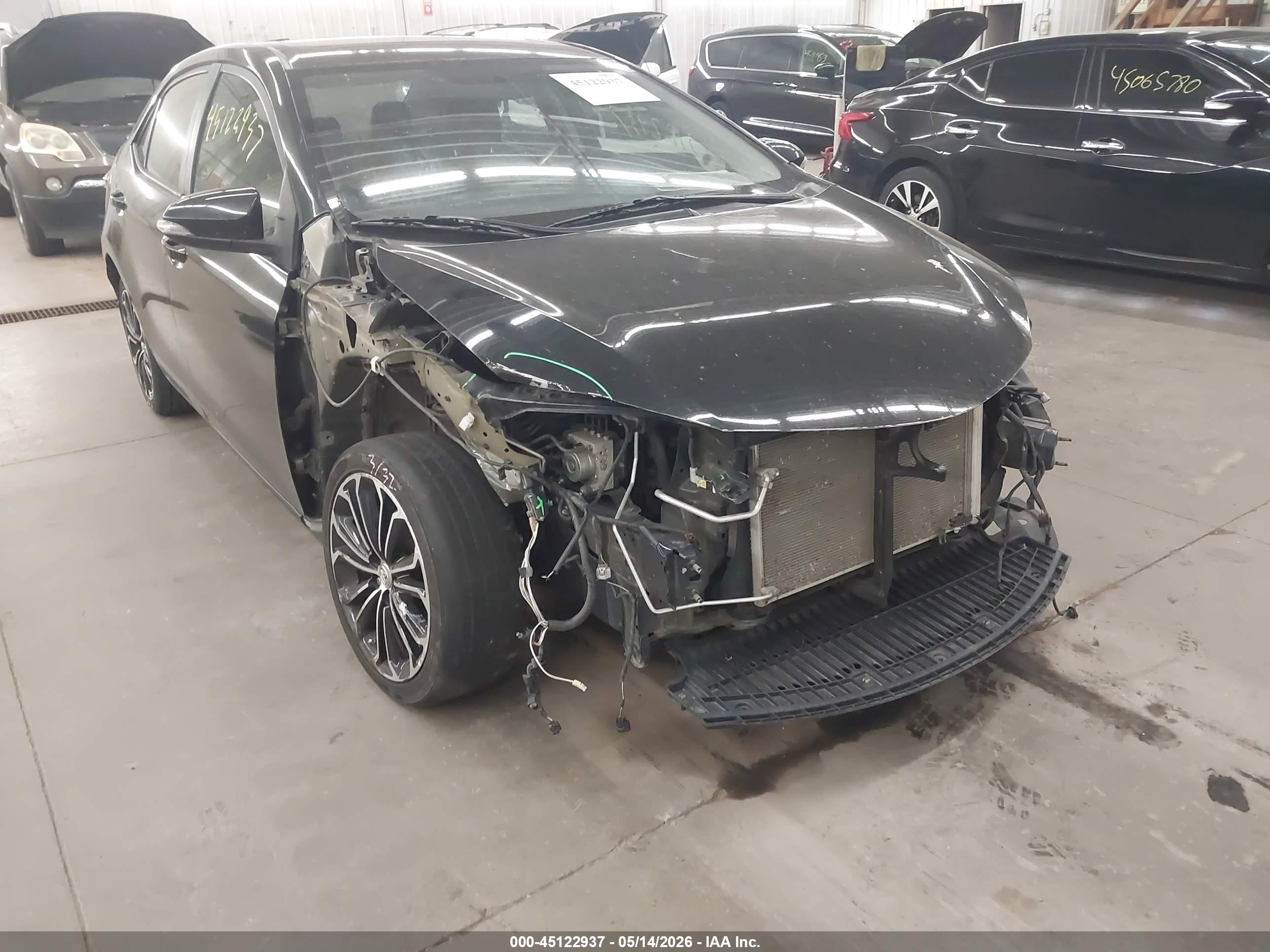 2016 Toyota Corolla S Premium Black vin: 2T1BURHE4GC682625
