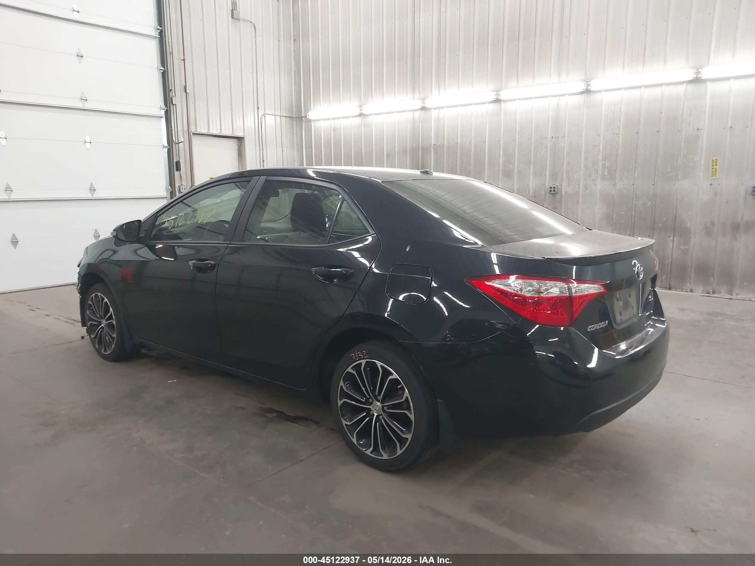 2016 Toyota Corolla S Premium Black vin: 2T1BURHE4GC682625
