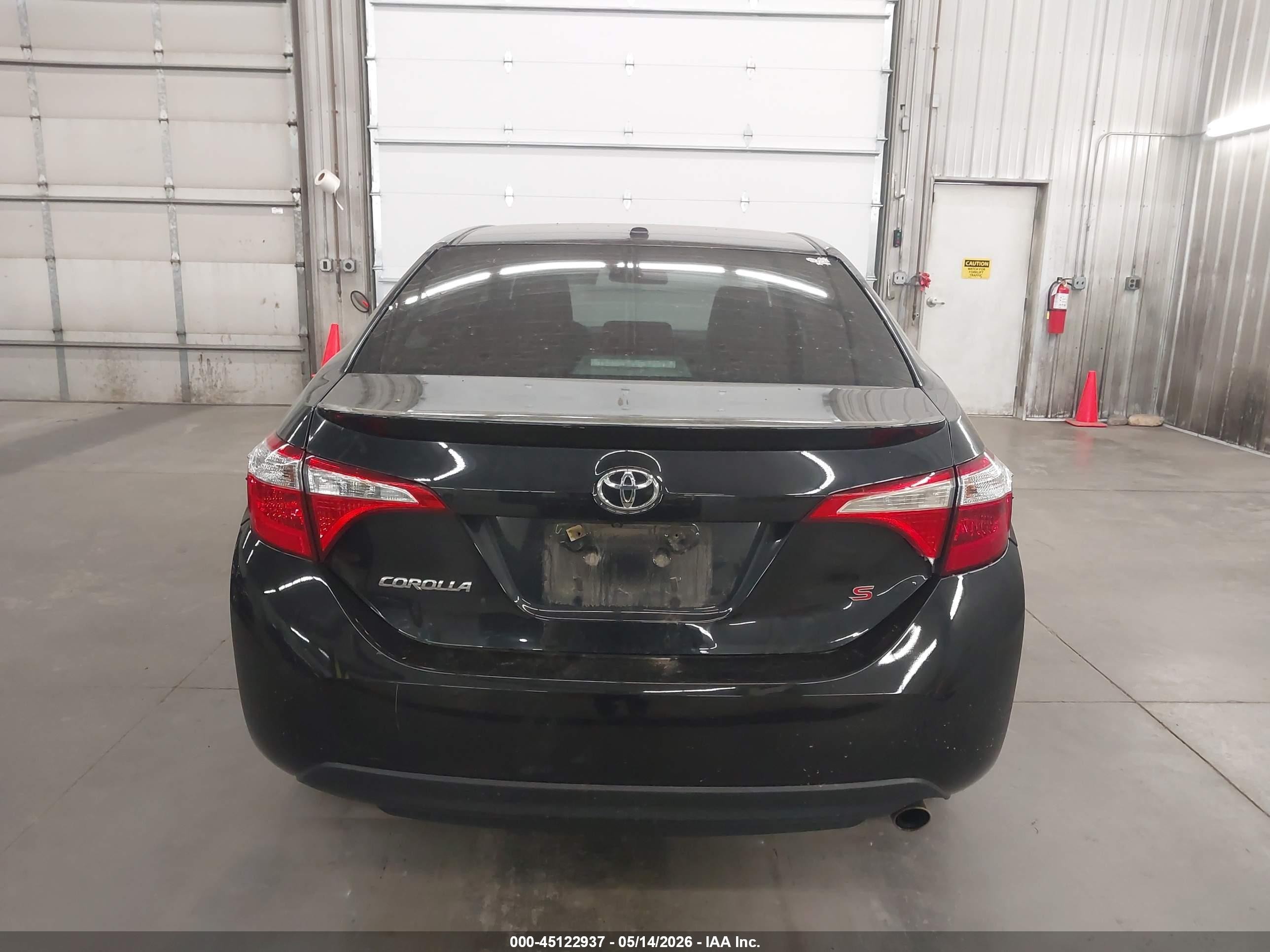 2016 Toyota Corolla S Premium Black vin: 2T1BURHE4GC682625