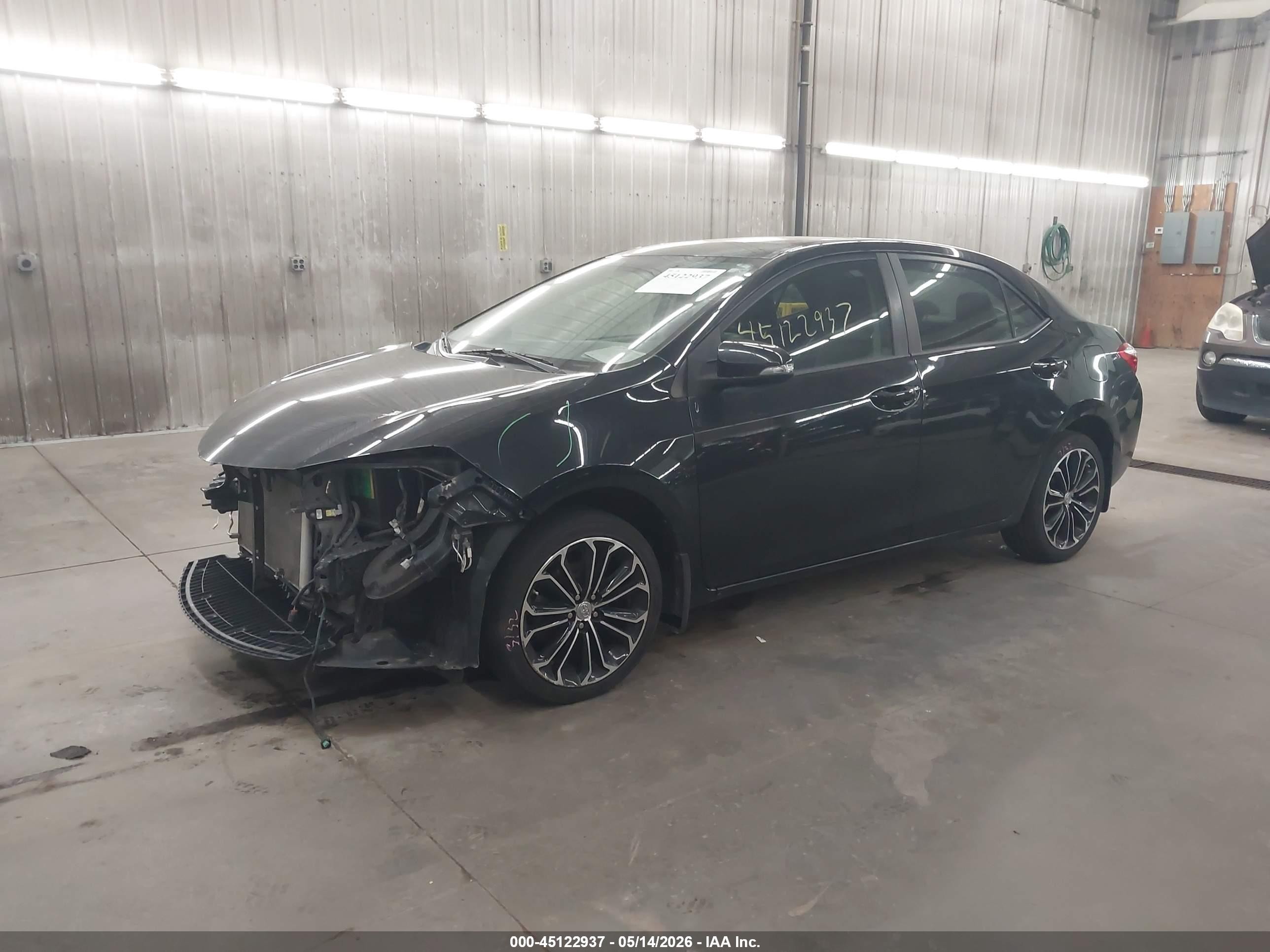 2016 Toyota Corolla S Premium Black vin: 2T1BURHE4GC682625