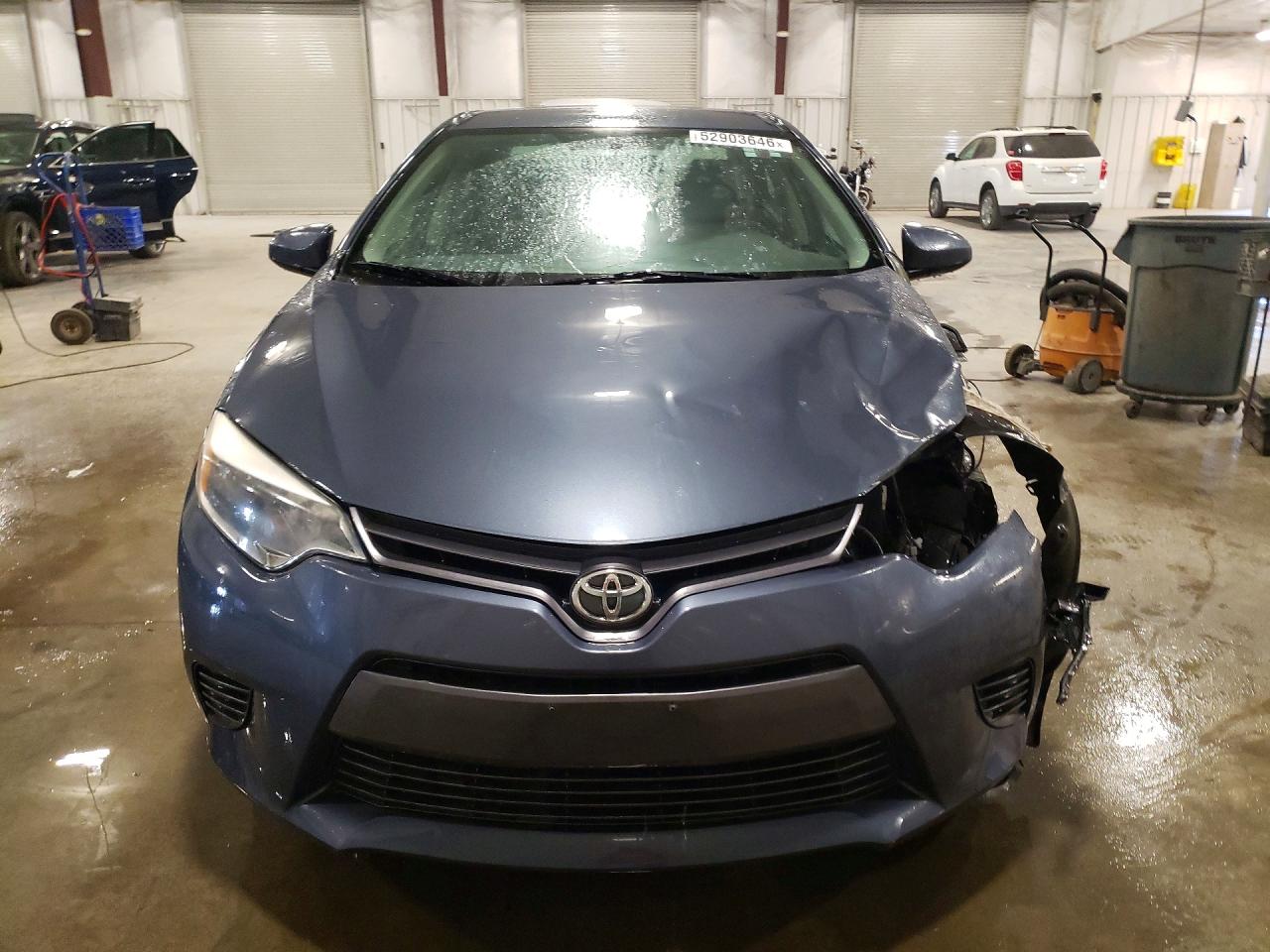 2016 Toyota Corolla Le Gray vin: 2T1BURHE4GC707507