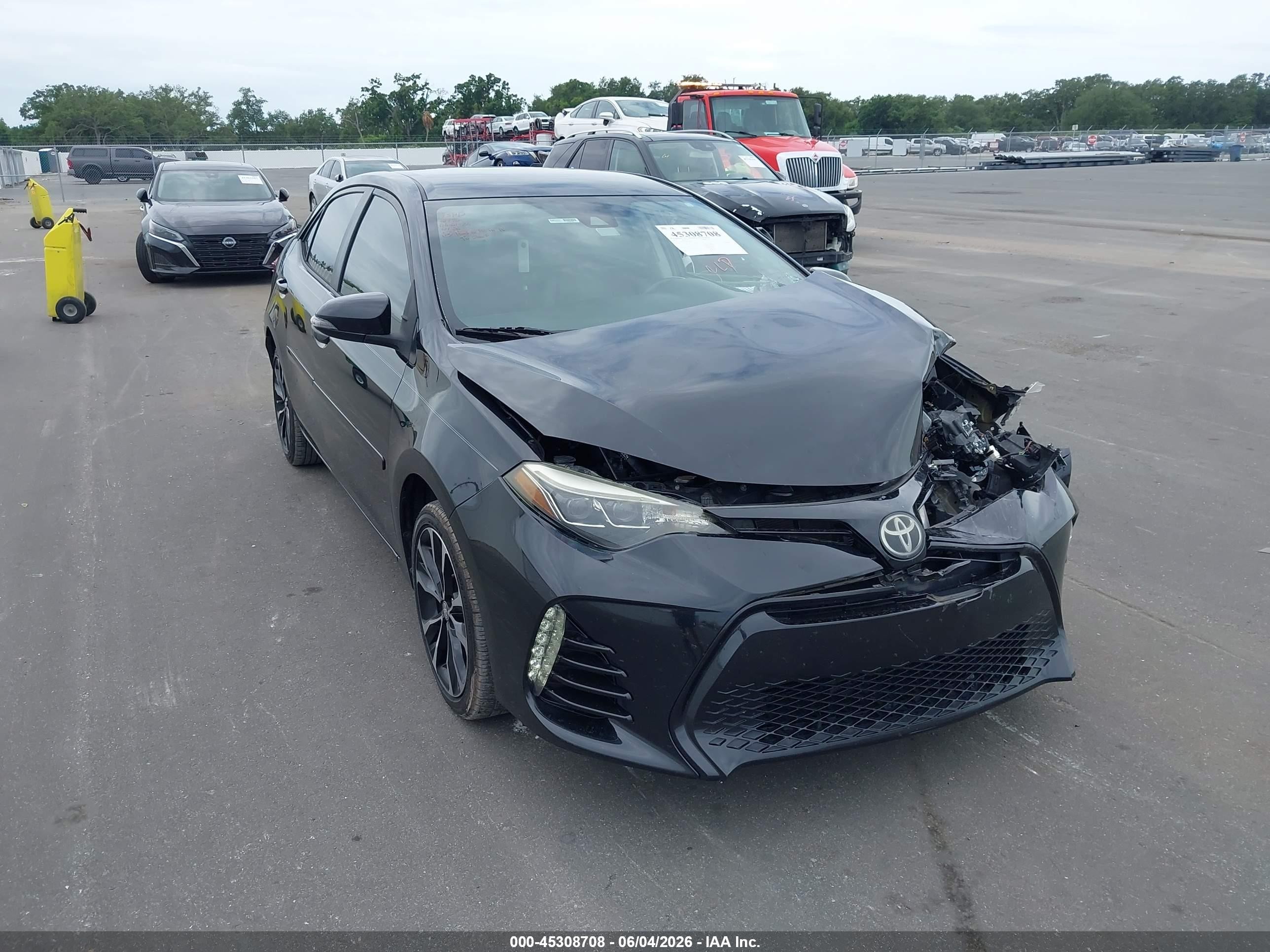 2017 Toyota Corolla Se Black vin: 2T1BURHE4HC748169