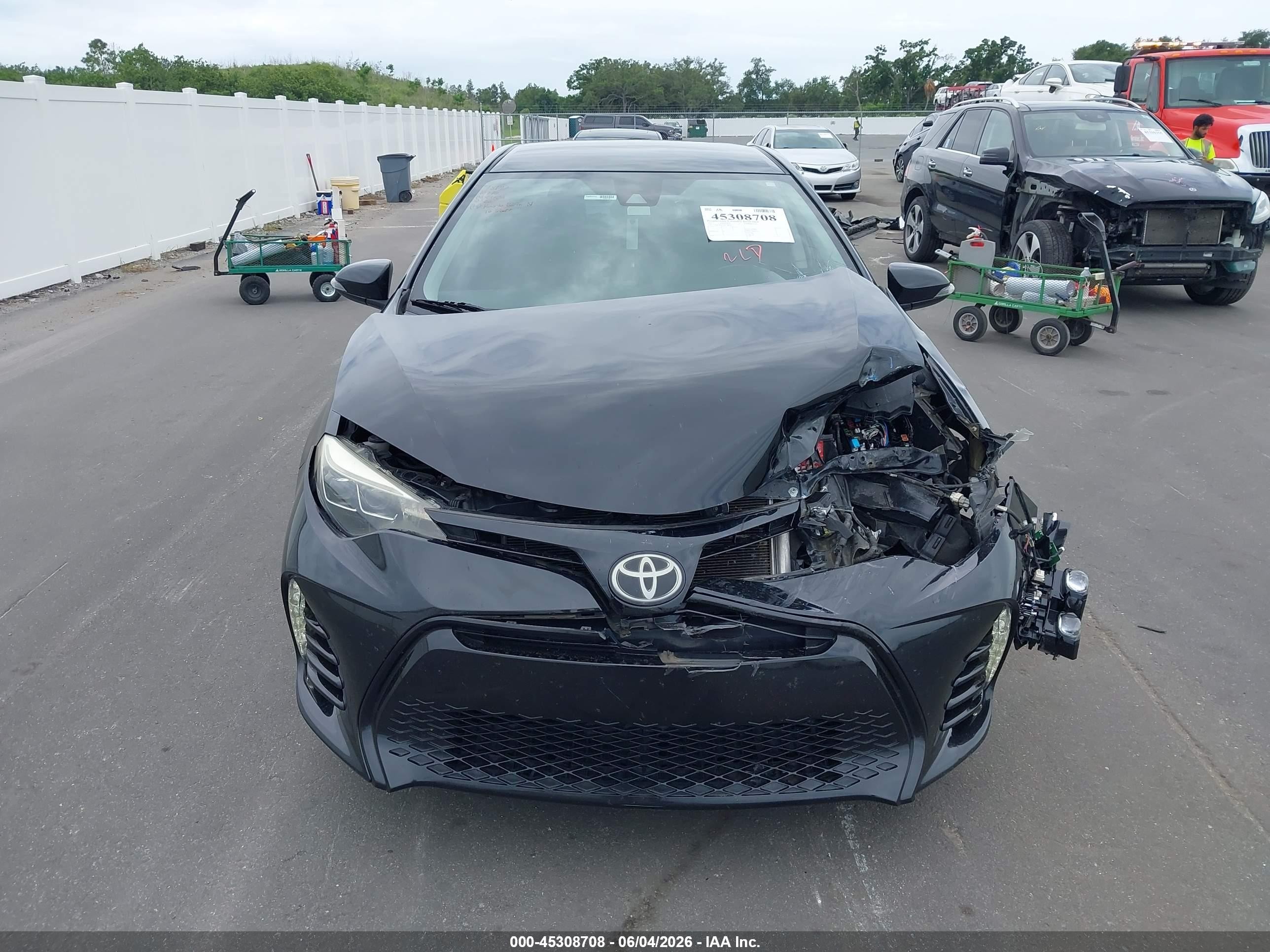 2017 Toyota Corolla Se Black vin: 2T1BURHE4HC748169
