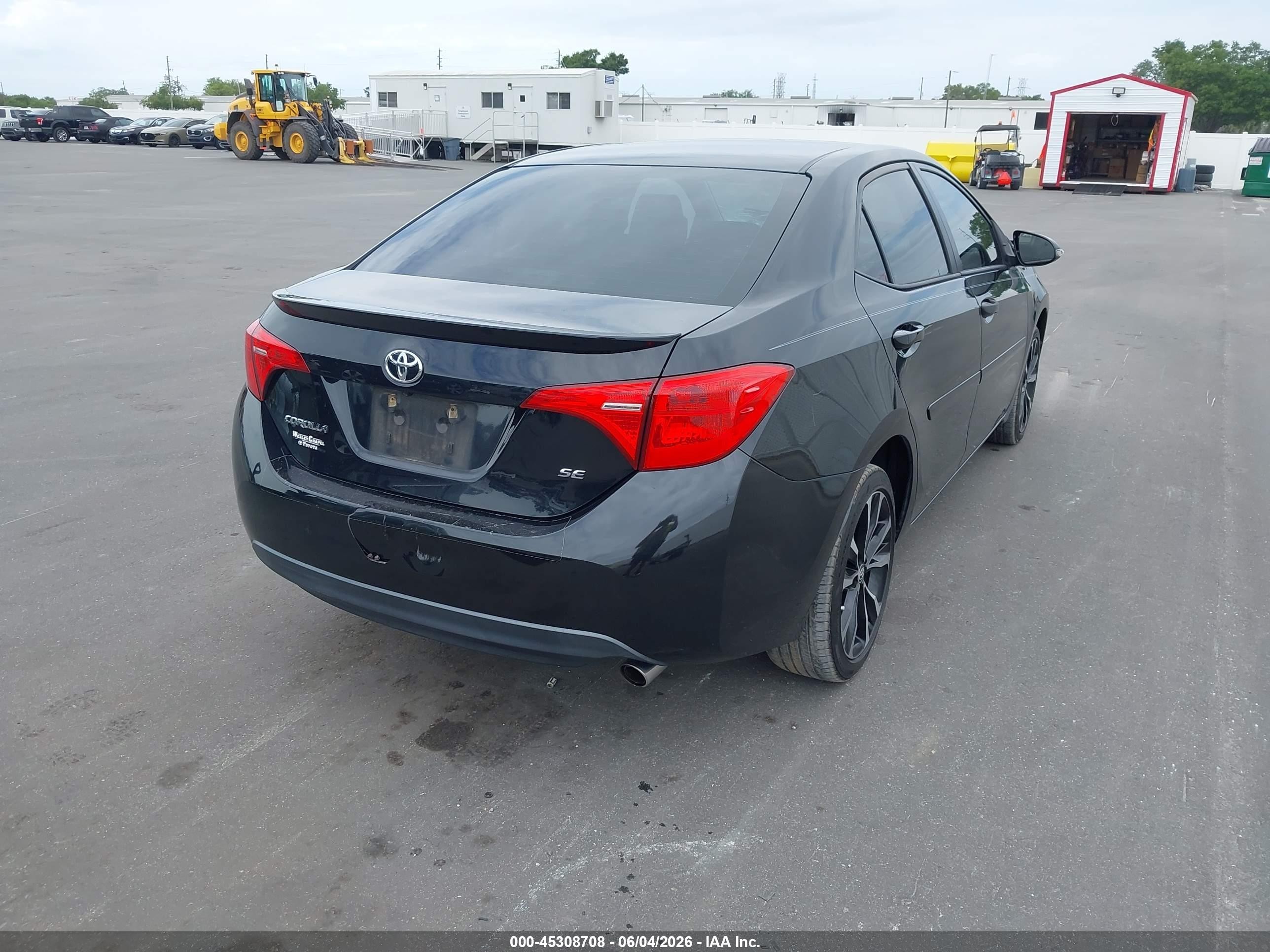 2017 Toyota Corolla Se Black vin: 2T1BURHE4HC748169
