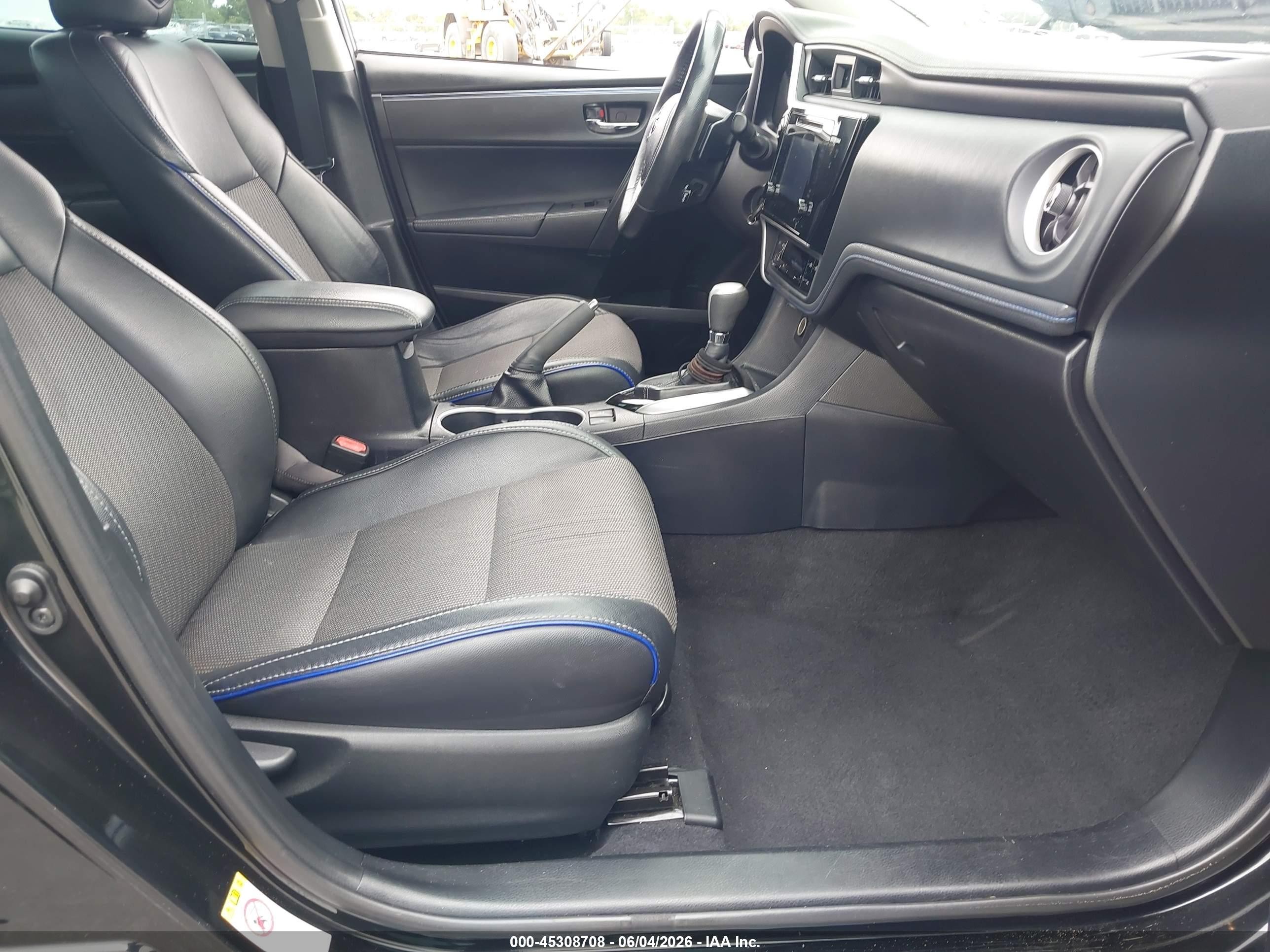 2017 Toyota Corolla Se Black vin: 2T1BURHE4HC748169