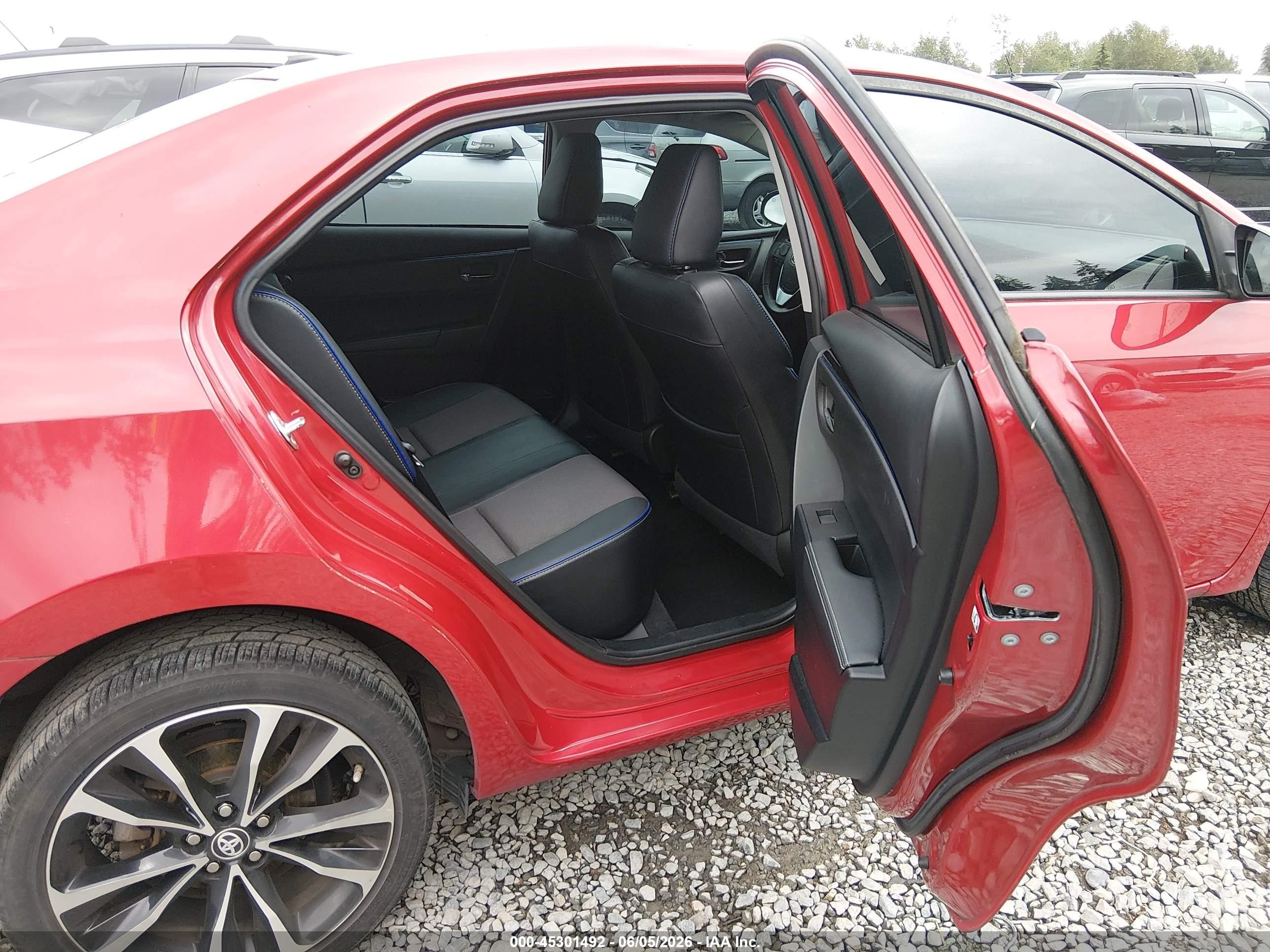 2017 Toyota Corolla Se Red vin: 2T1BURHE4HC844125
