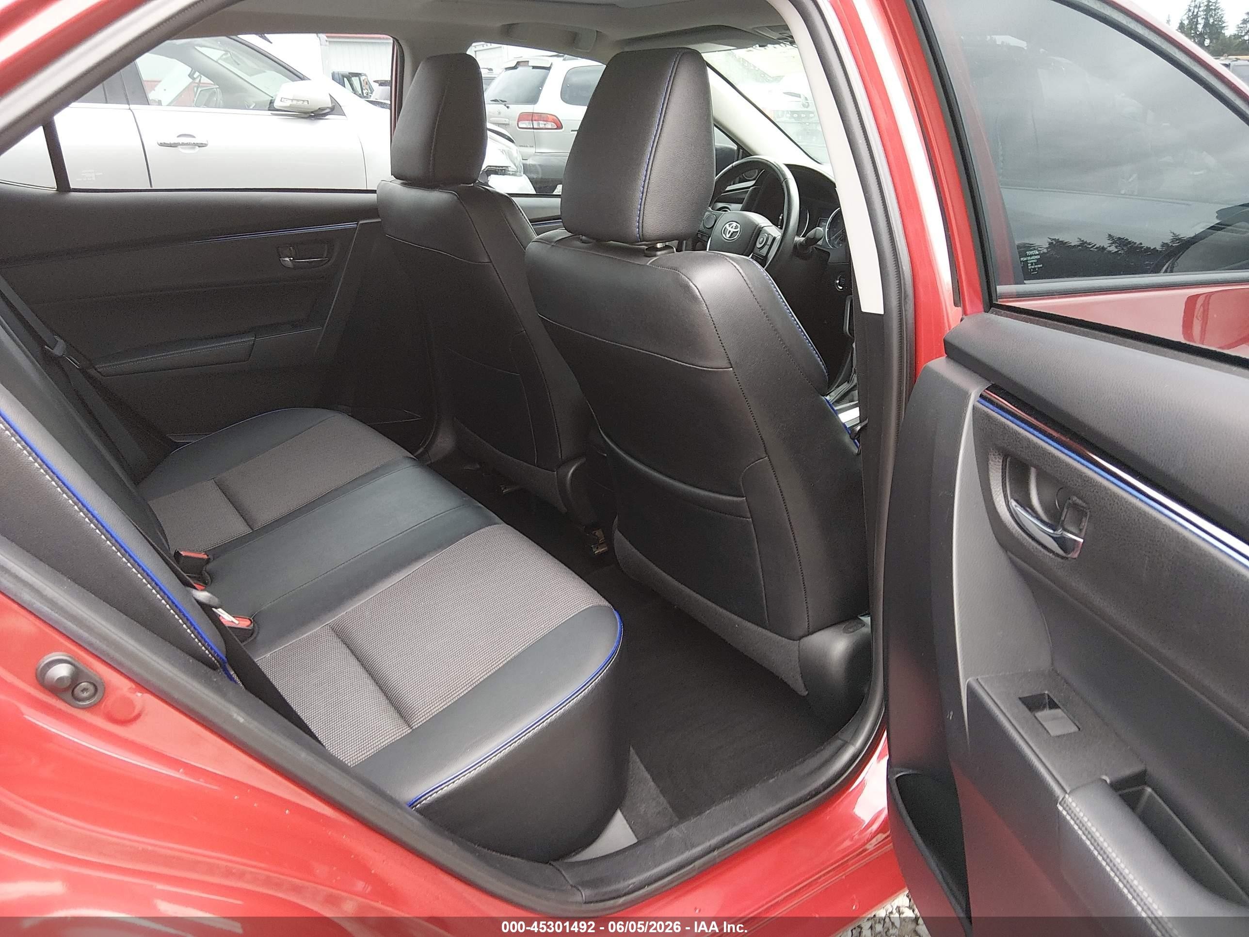 2017 Toyota Corolla Se Red vin: 2T1BURHE4HC844125