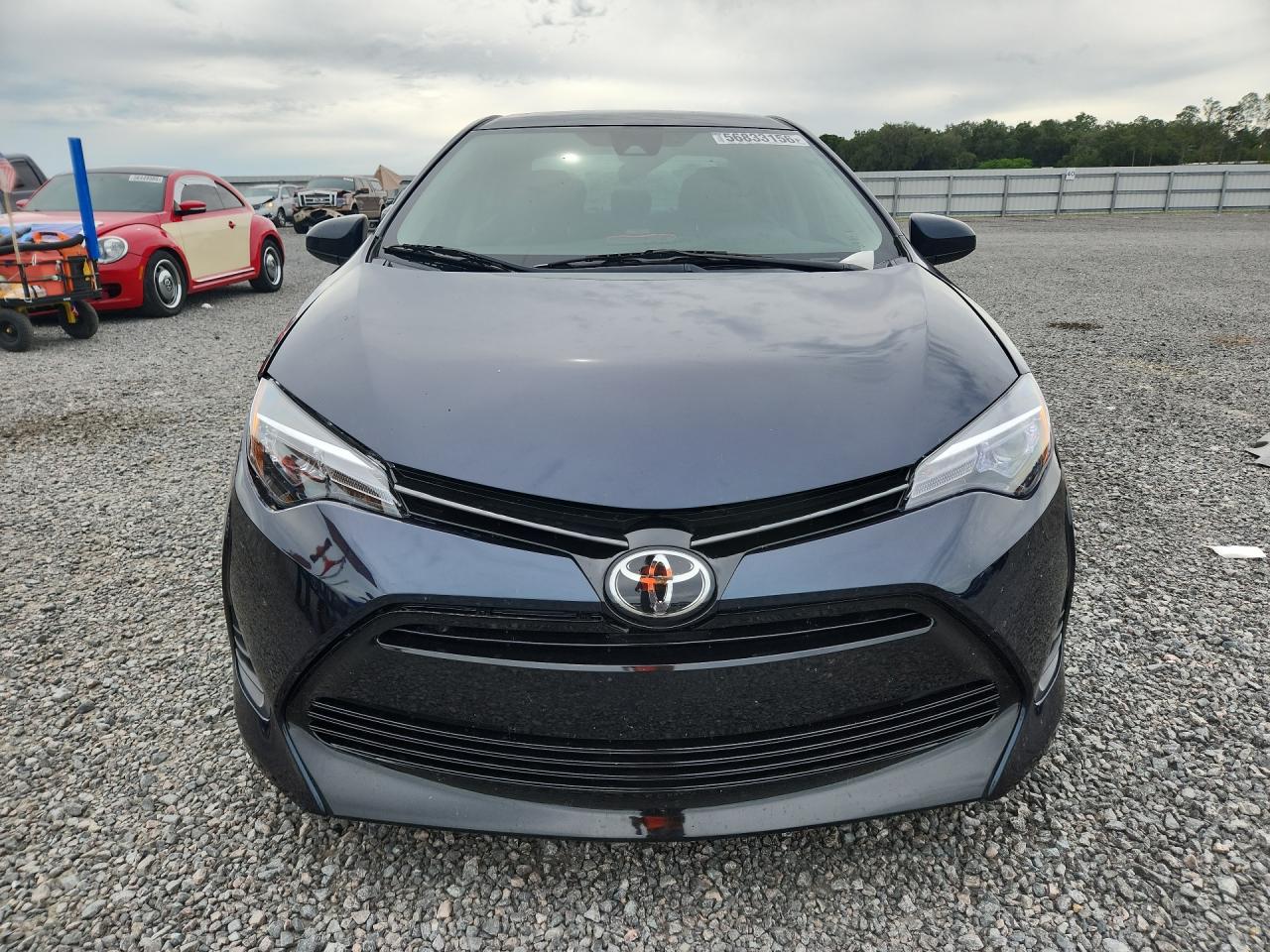 2017 Toyota Corolla Le Blue vin: 2T1BURHE4HC855898
