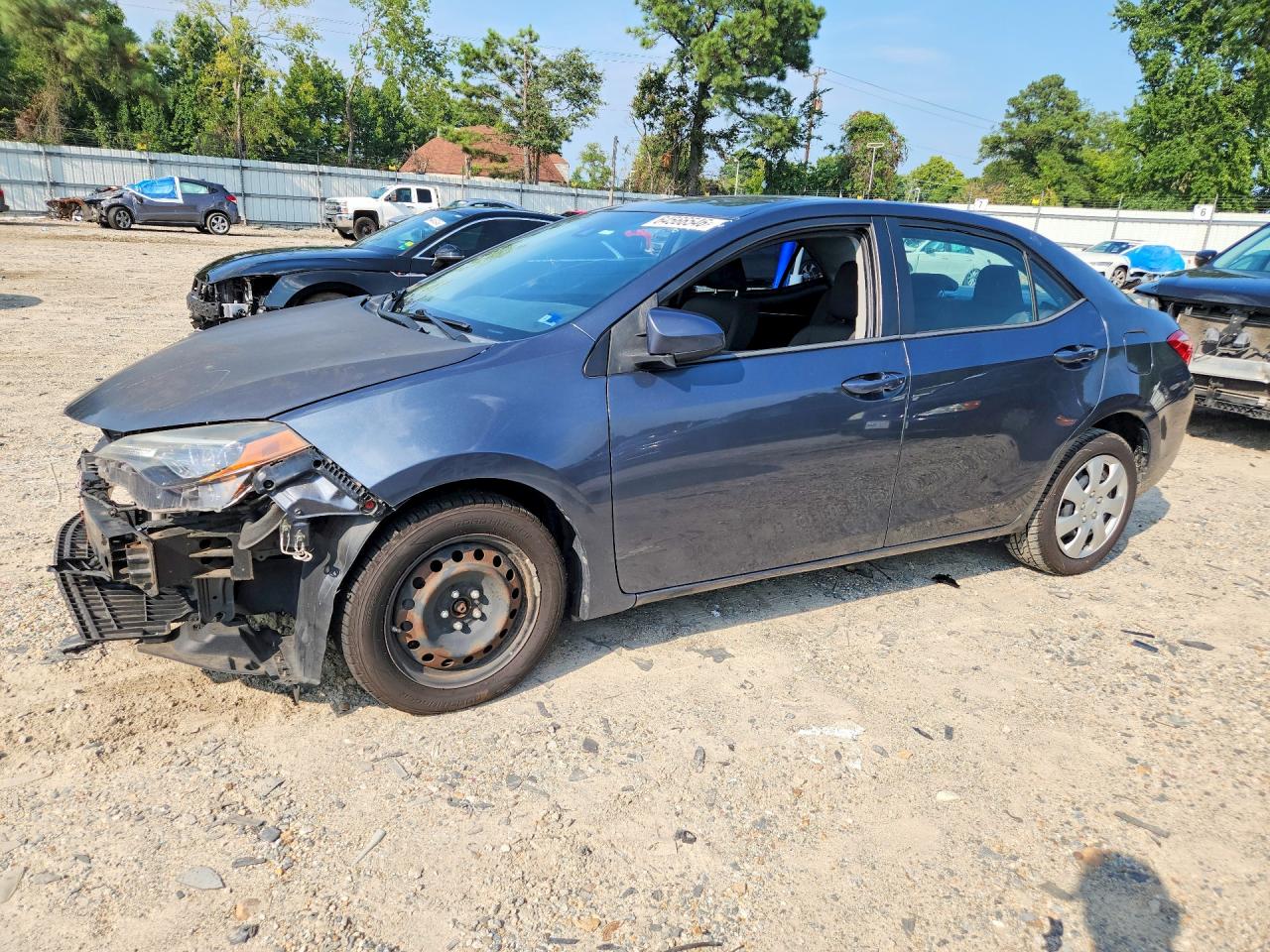 2017 Toyota Corolla Le Gray vin: 2T1BURHE4HC904419