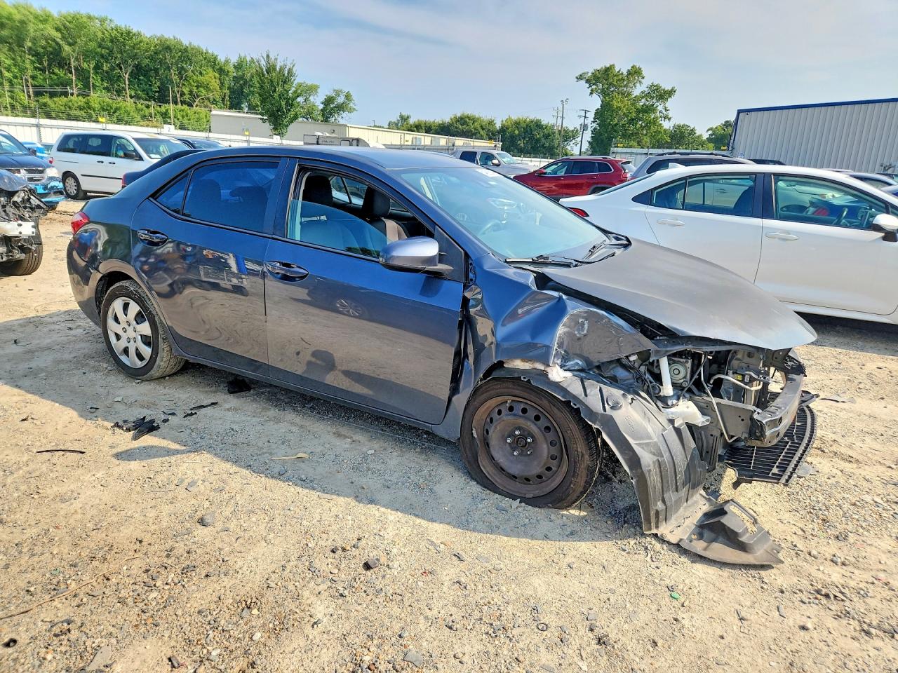 2017 Toyota Corolla Le Gray vin: 2T1BURHE4HC904419