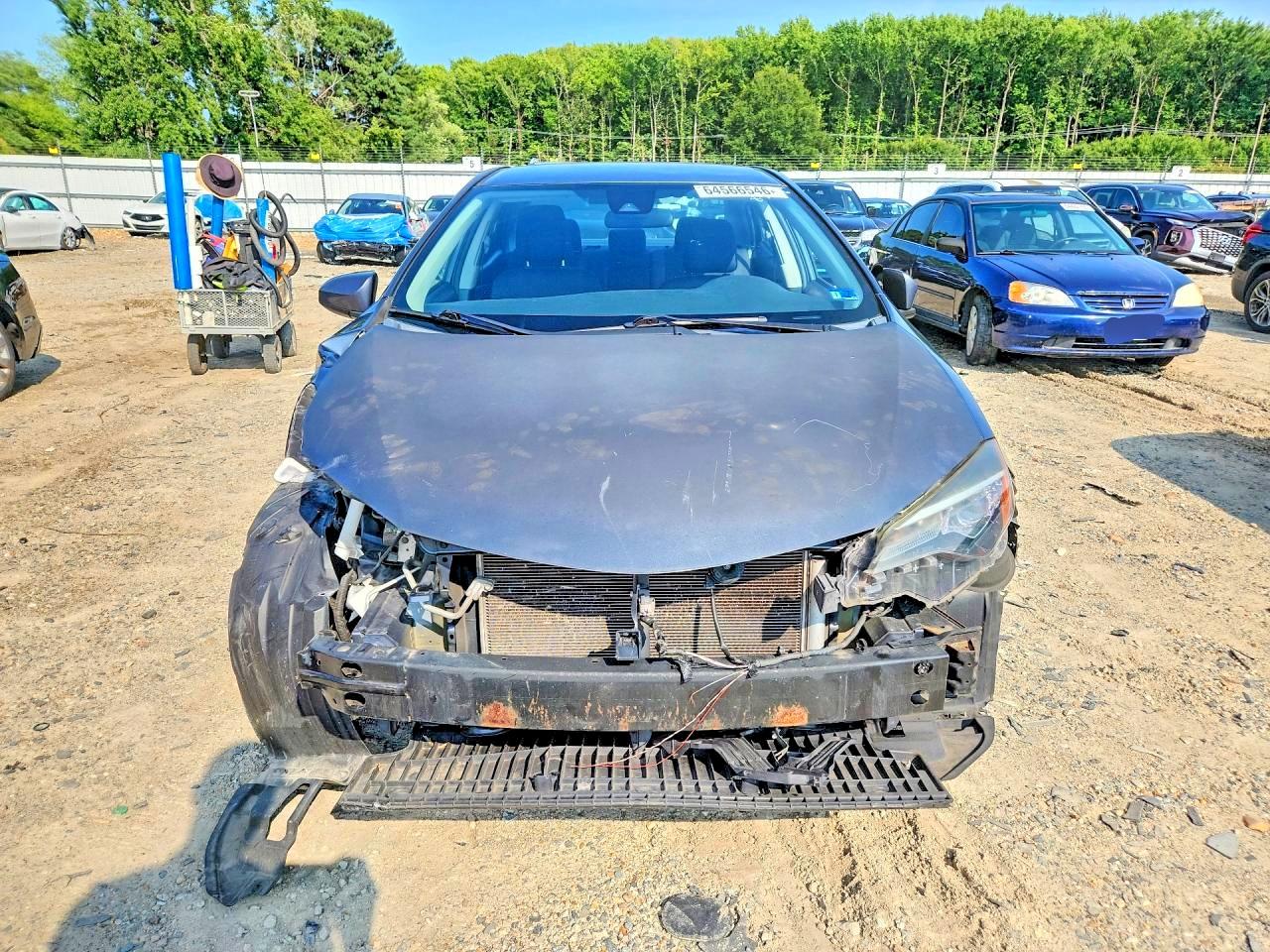 2017 Toyota Corolla Le Gray vin: 2T1BURHE4HC904419