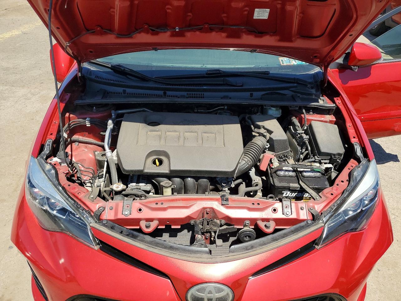 2017 Toyota Corolla Xse Red vin: 2T1BURHE4HC910446