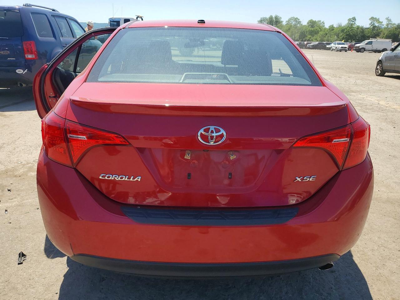 2017 Toyota Corolla Xse Red vin: 2T1BURHE4HC910446