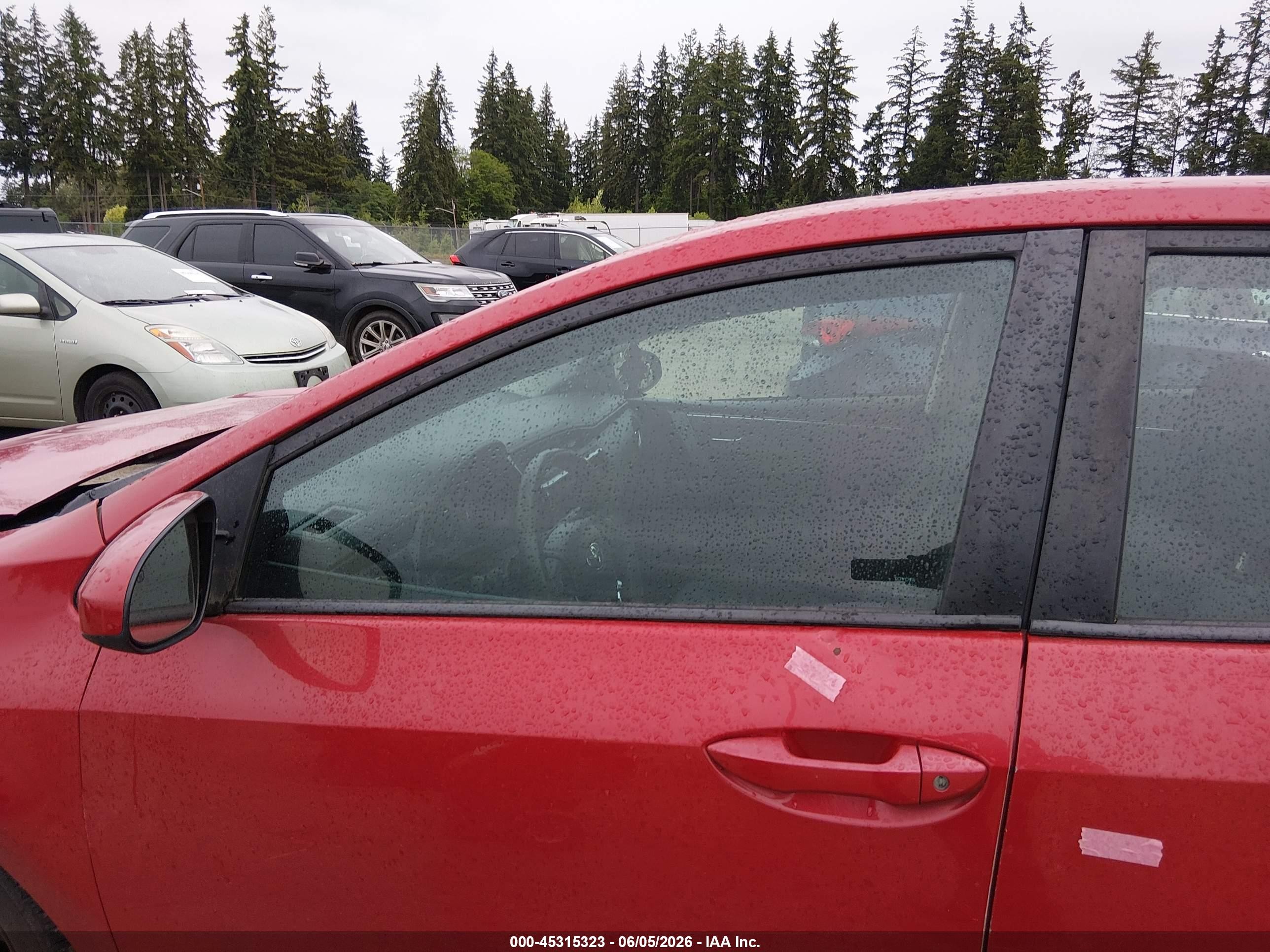 2018 Toyota Corolla Le Бордовый vin: 2T1BURHE4JC068326