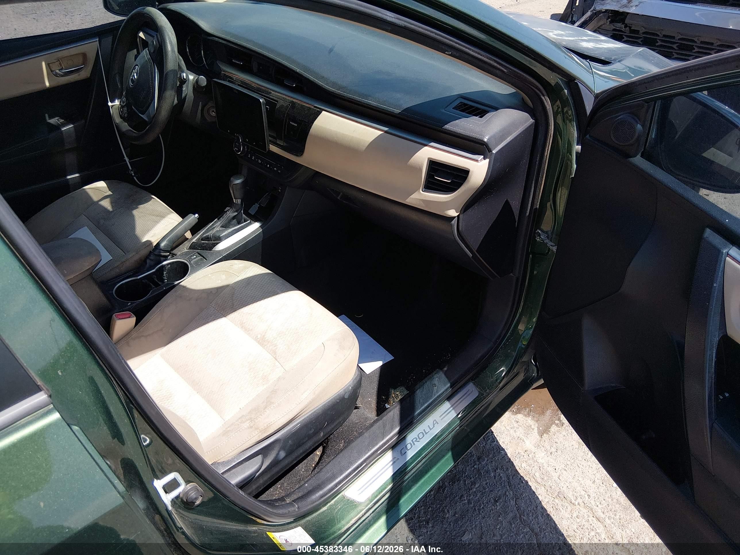 2014 Toyota Corolla Le Plus Зеленый vin: 2T1BURHE5EC008917