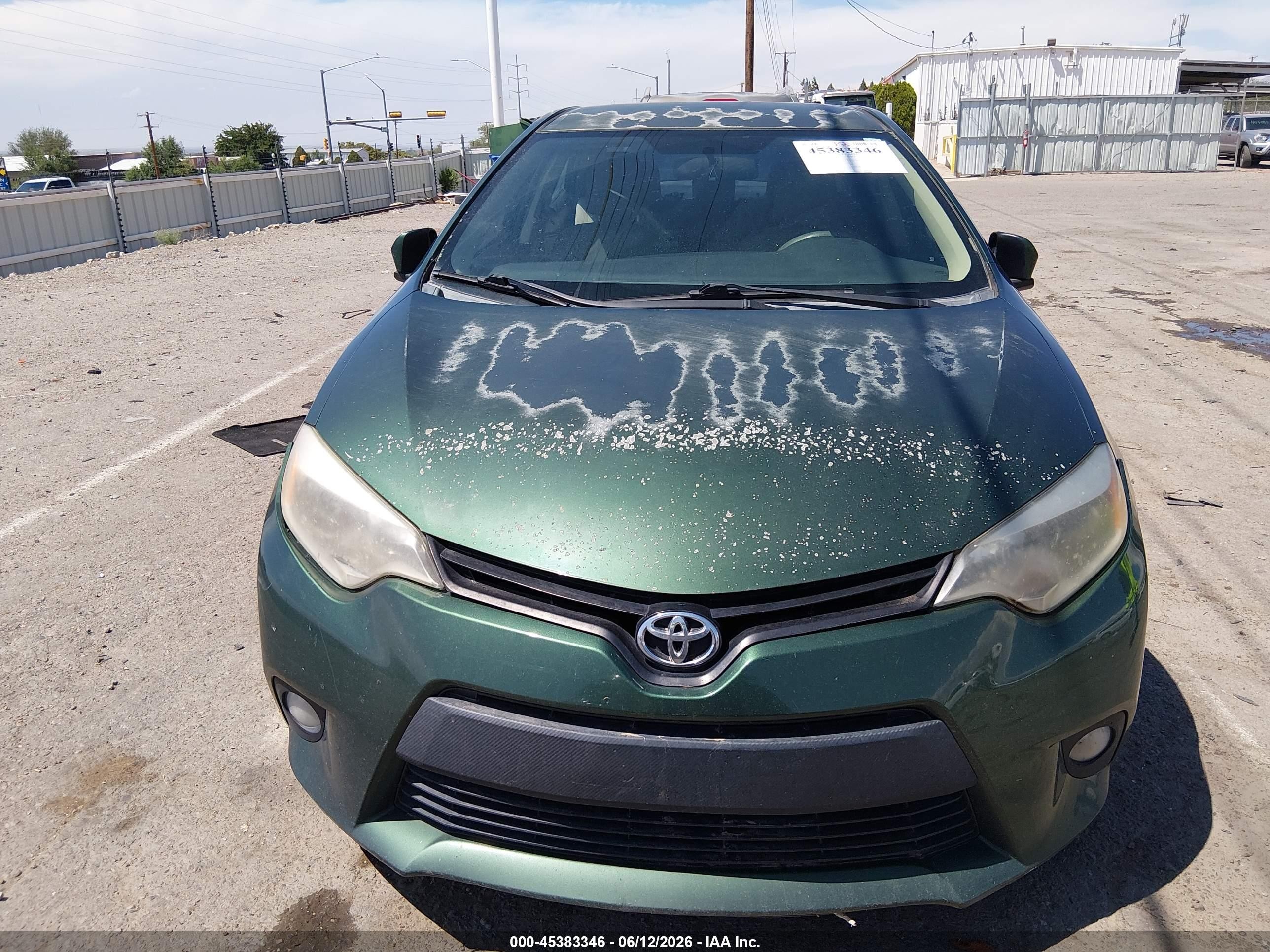 2014 Toyota Corolla Le Plus Зеленый vin: 2T1BURHE5EC008917