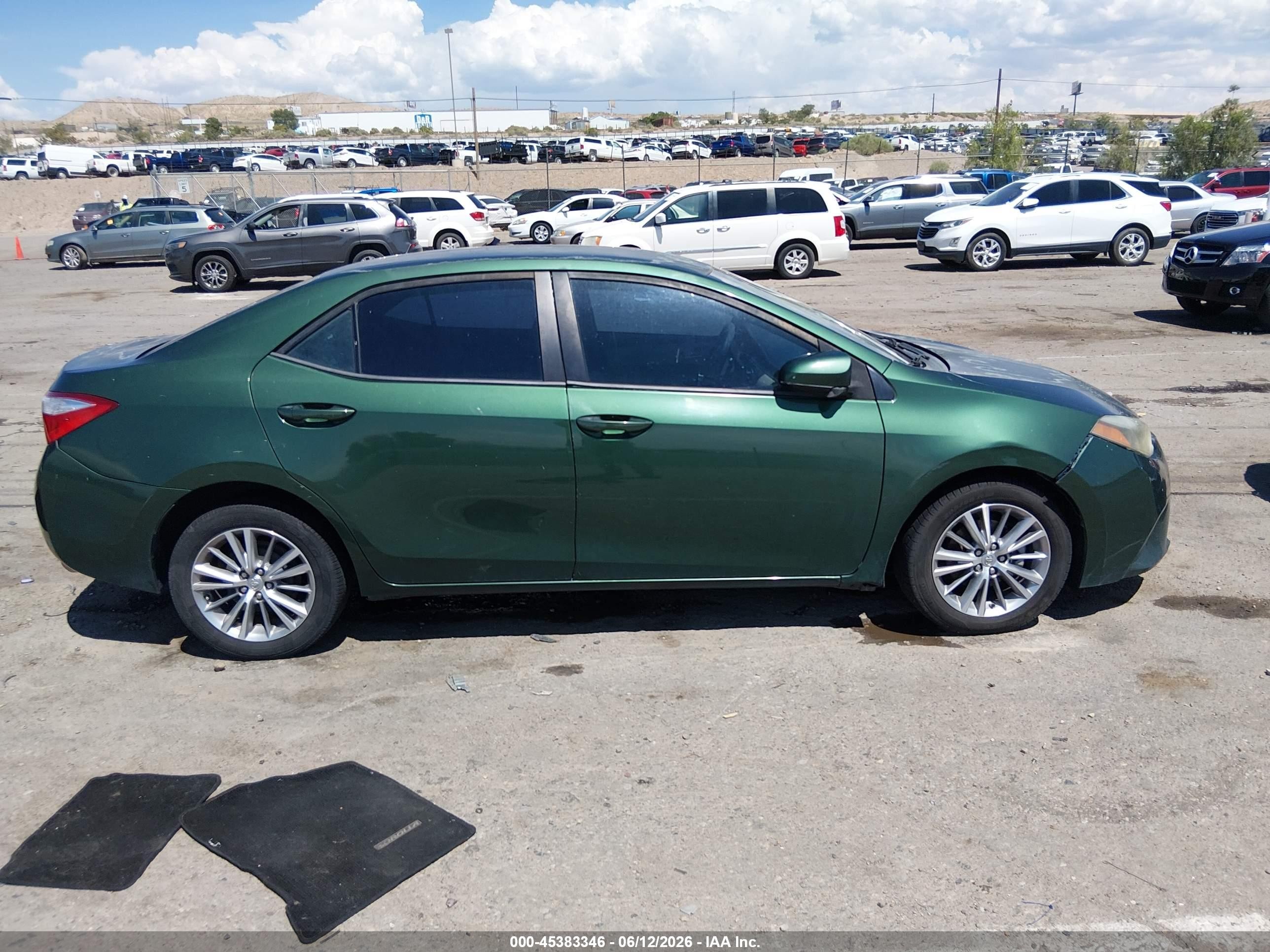 2014 Toyota Corolla Le Plus Зеленый vin: 2T1BURHE5EC008917