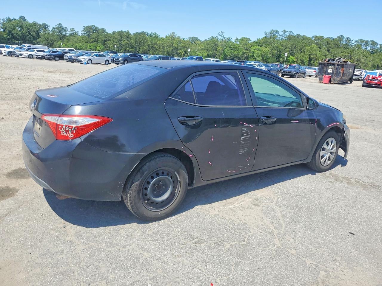 2014 Toyota Corolla L Black vin: 2T1BURHE5EC008948