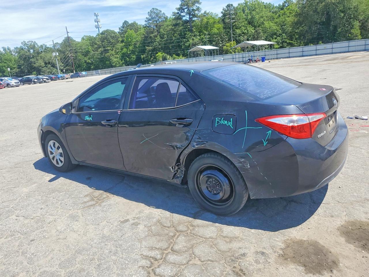 2014 Toyota Corolla L Black vin: 2T1BURHE5EC008948