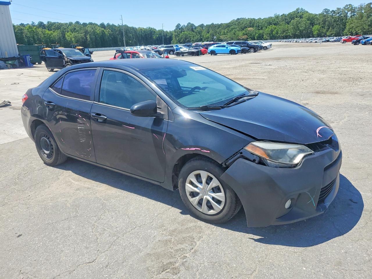 2014 Toyota Corolla L Black vin: 2T1BURHE5EC008948