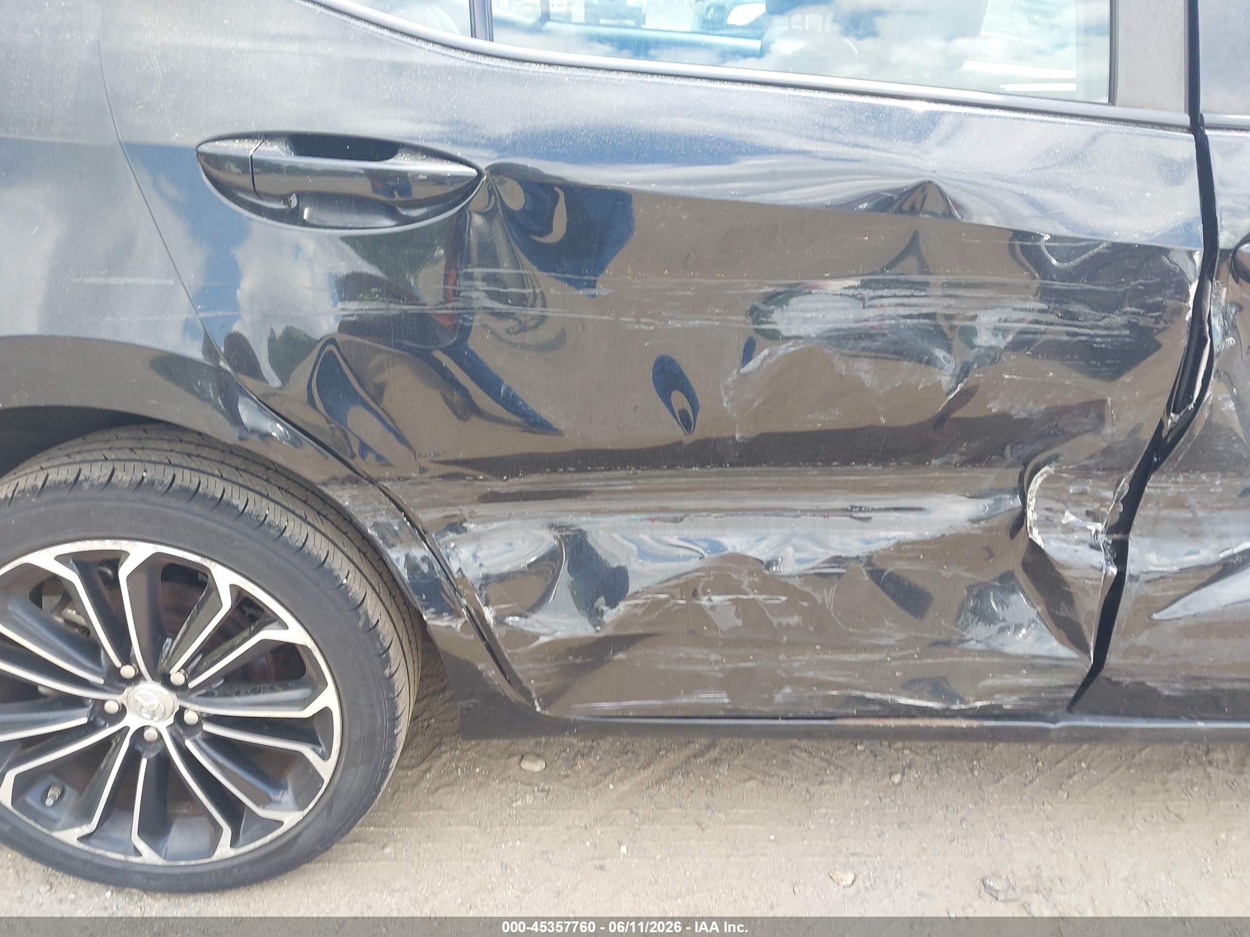 2014 Toyota Corolla S Plus Черный vin: 2T1BURHE5EC011428