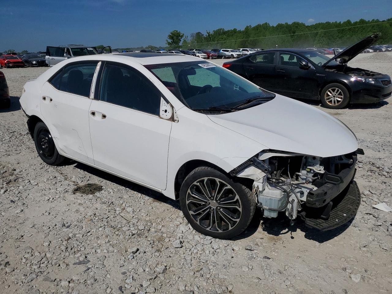 2014 Toyota Corolla S Plus Белый vin: 2T1BURHE5EC018699