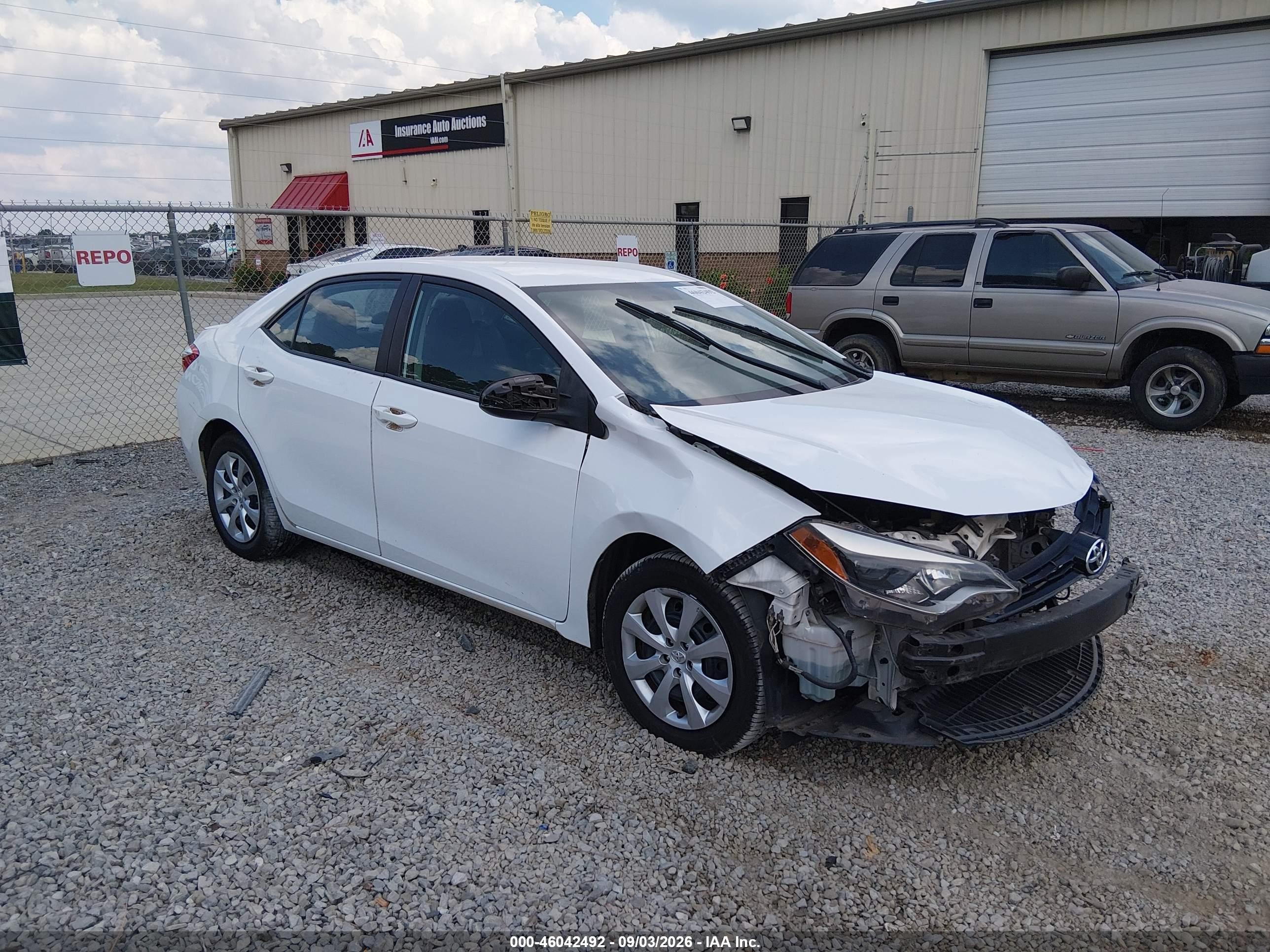 2014 Toyota Corolla S White vin: 2T1BURHE5EC020338
