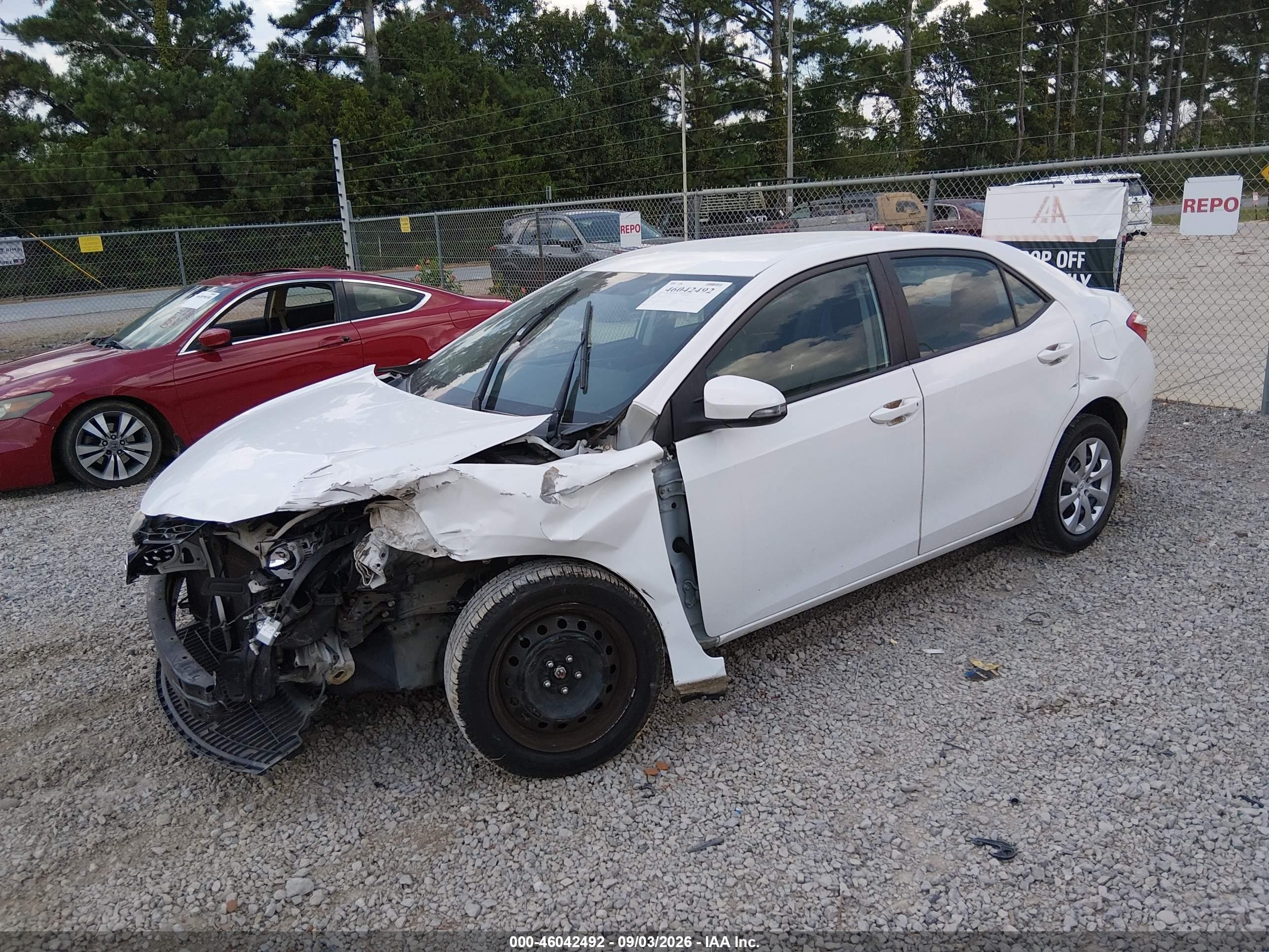 2014 Toyota Corolla S White vin: 2T1BURHE5EC020338