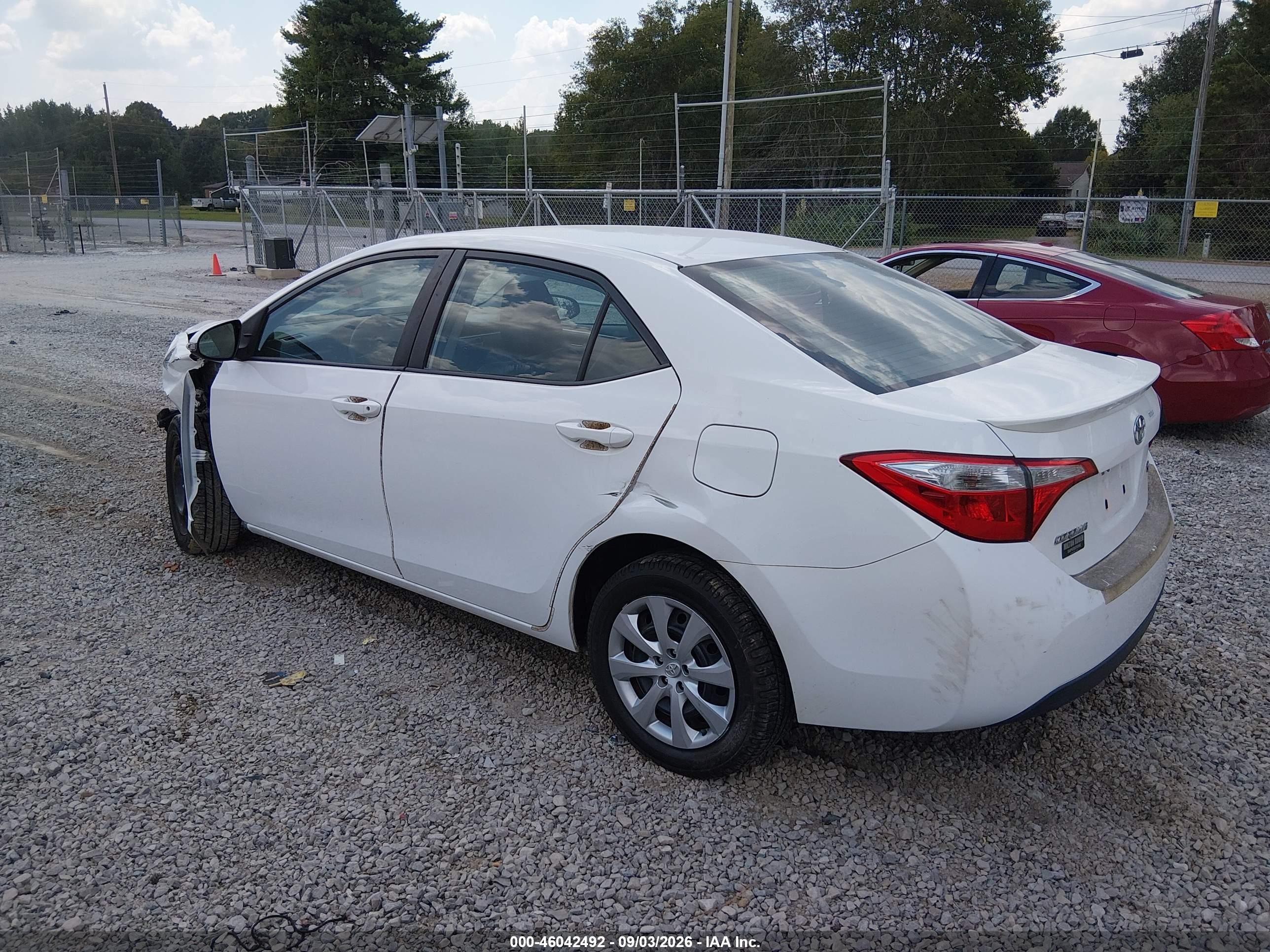 2014 Toyota Corolla S White vin: 2T1BURHE5EC020338